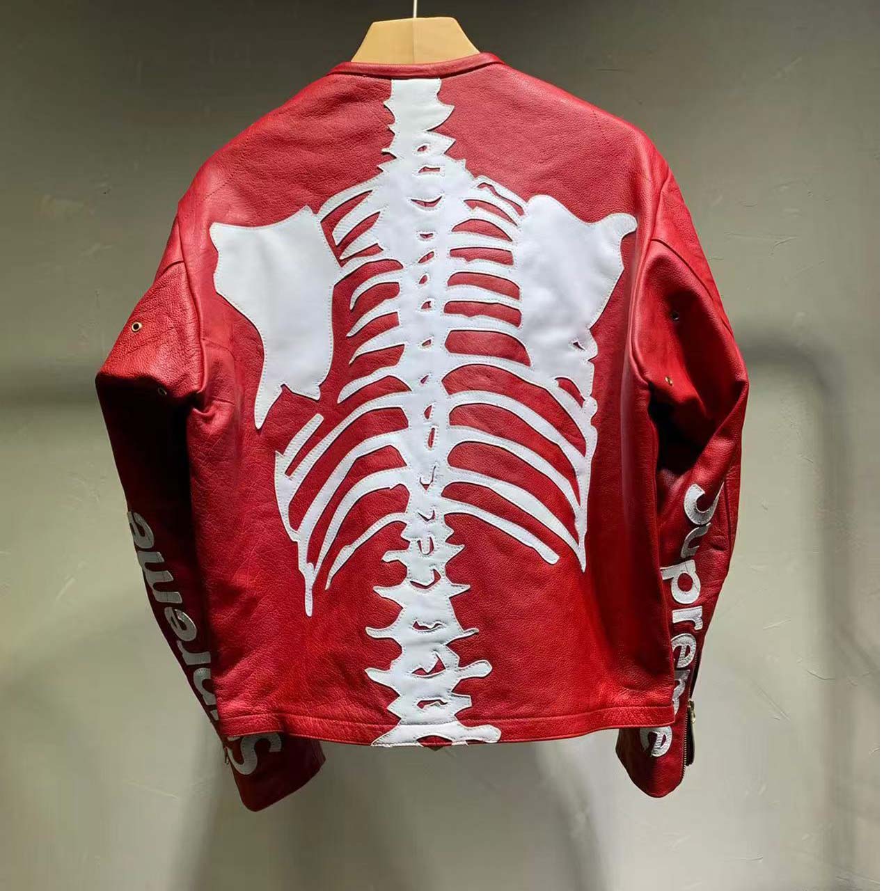 Supreme x Vanson Leather Jacket - DopestKickz