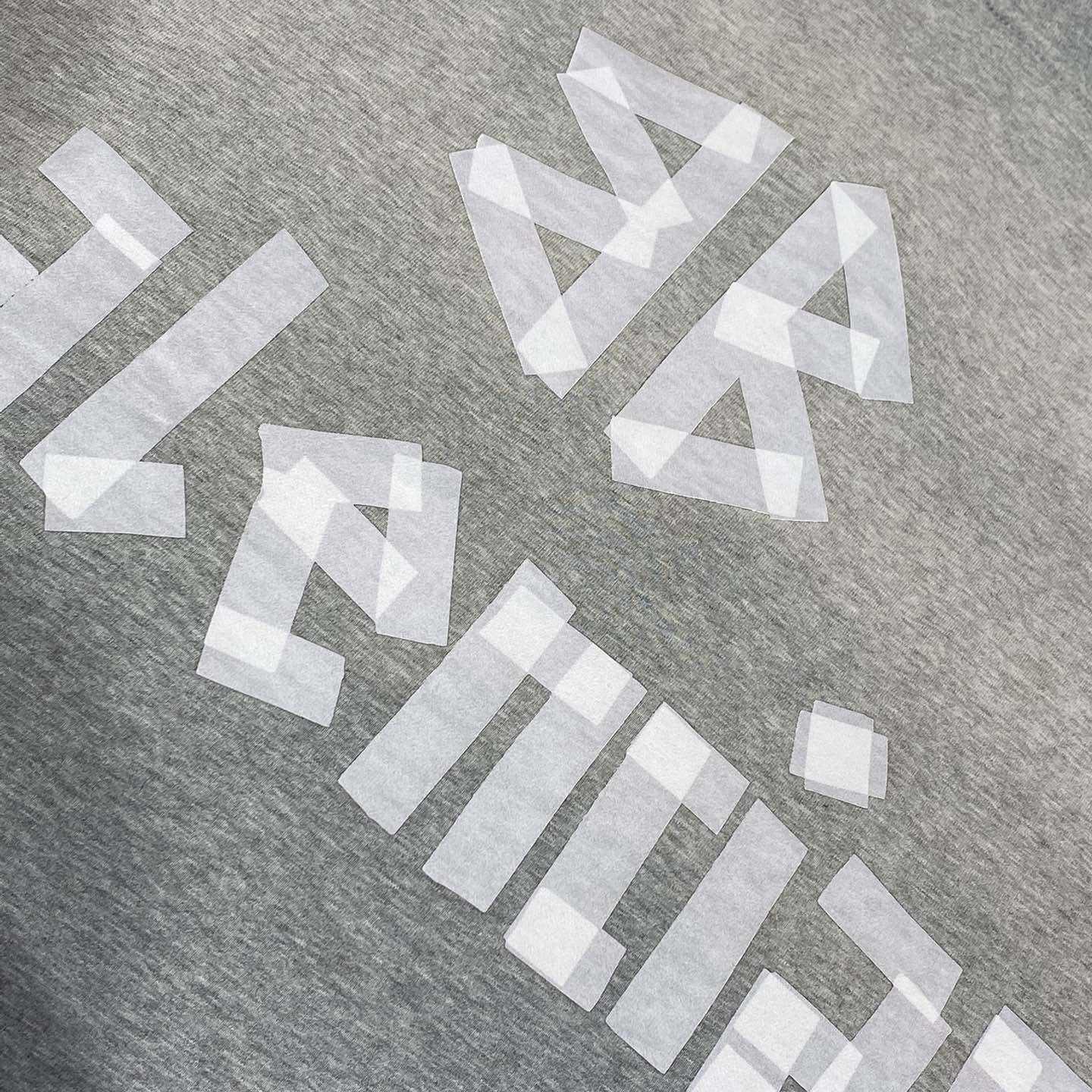 Balenciaga New Tape Type TR T-Shirt Medium Fit In Grey  - DopestKickz