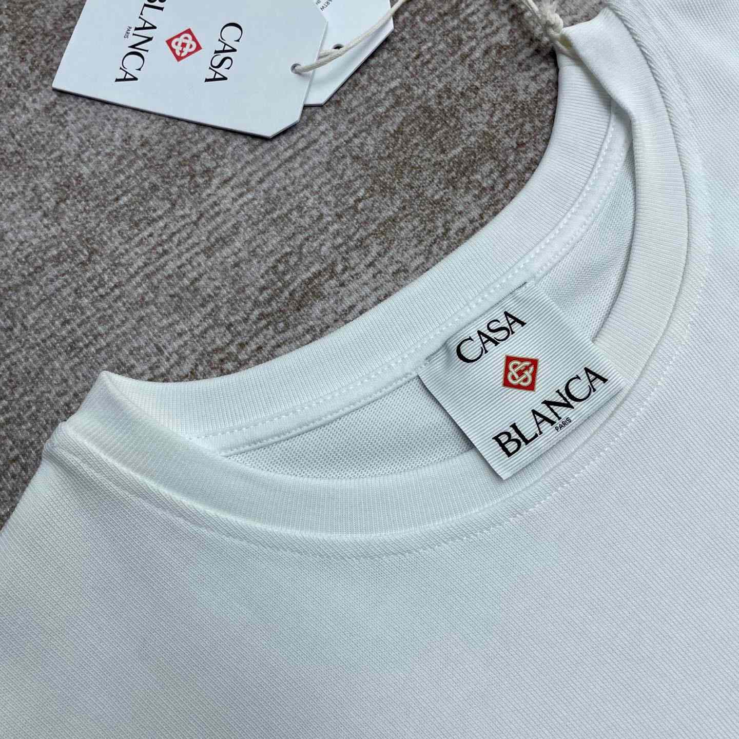 Casablanca Tennis Club Icon T-Shirt   C998 - DopestKickz