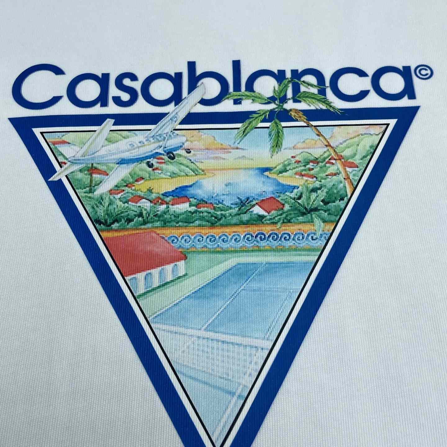 Casablanca Tennis Club Icon T-Shirt   C998 - DopestKickz