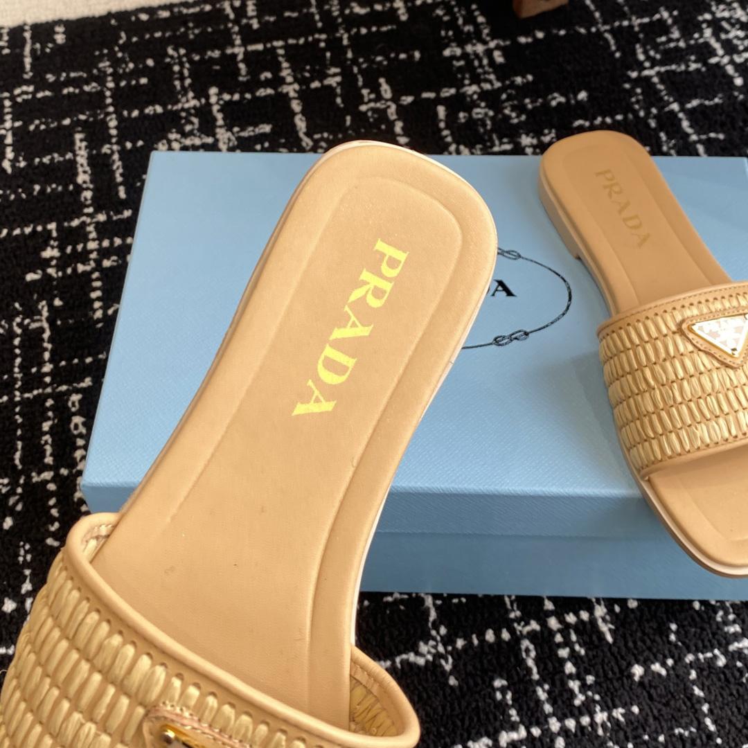 Prada Crochet-detail Sandals  - DopestKickz