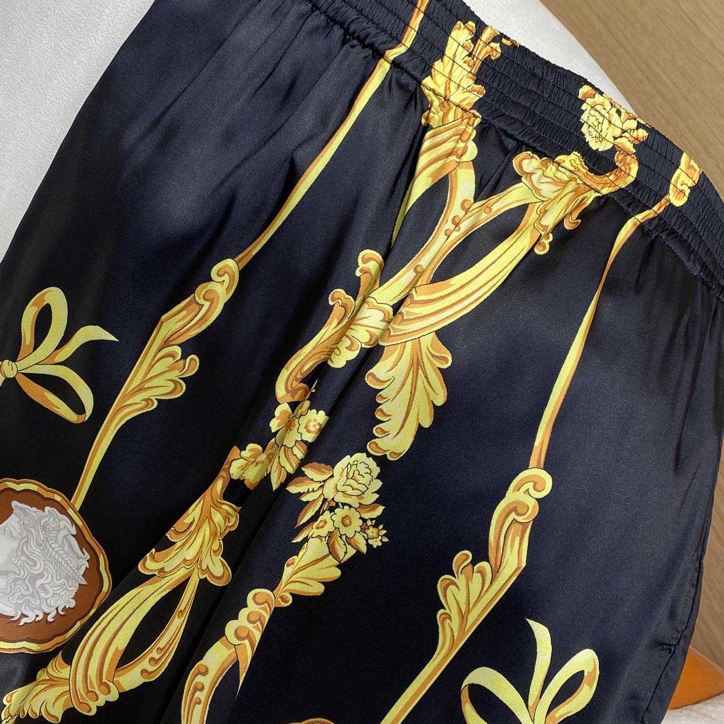 Versace Cameo Silk Shirt And Short - DopestKickz