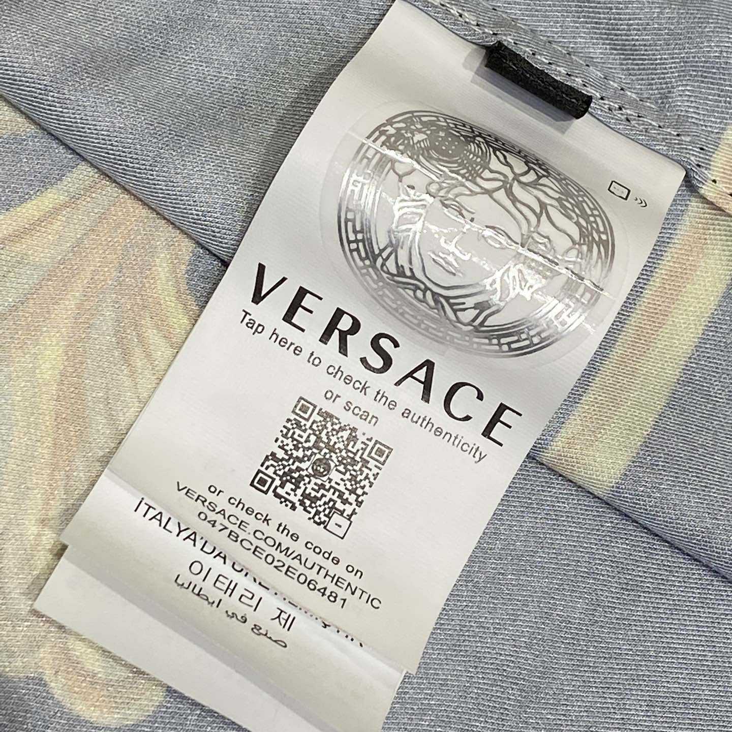 Versace Cameo Silk Shirt And Short - DopestKickz