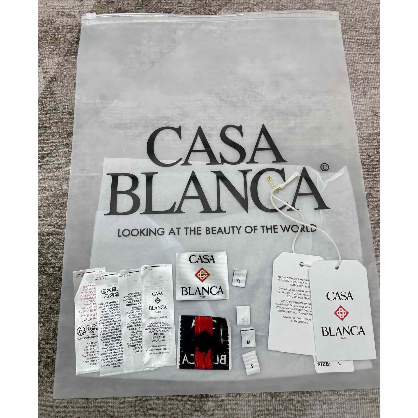 Casablanca Surf Trip Printed Tee - Black  C995 - DopestKickz