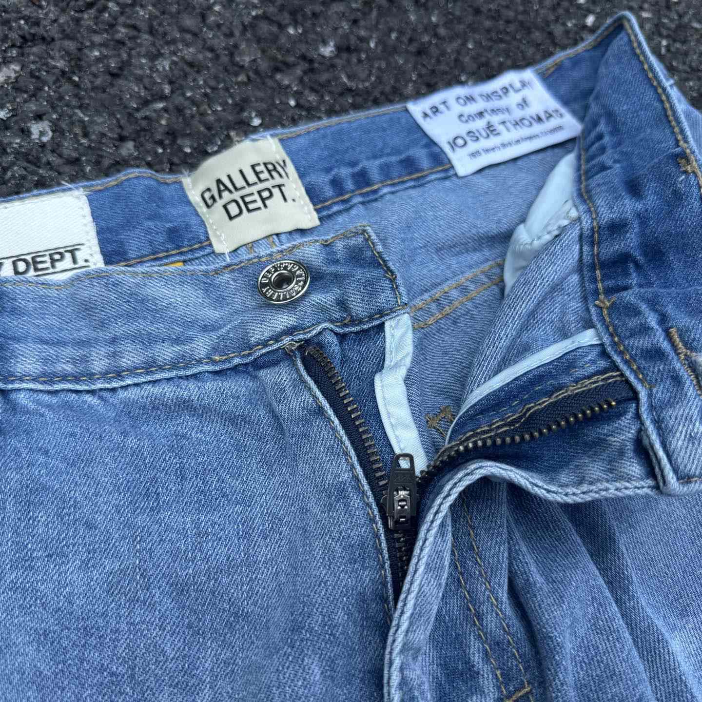 Gallery Dept. Reconstructed Denim Carpenter Shorts - DopestKickz
