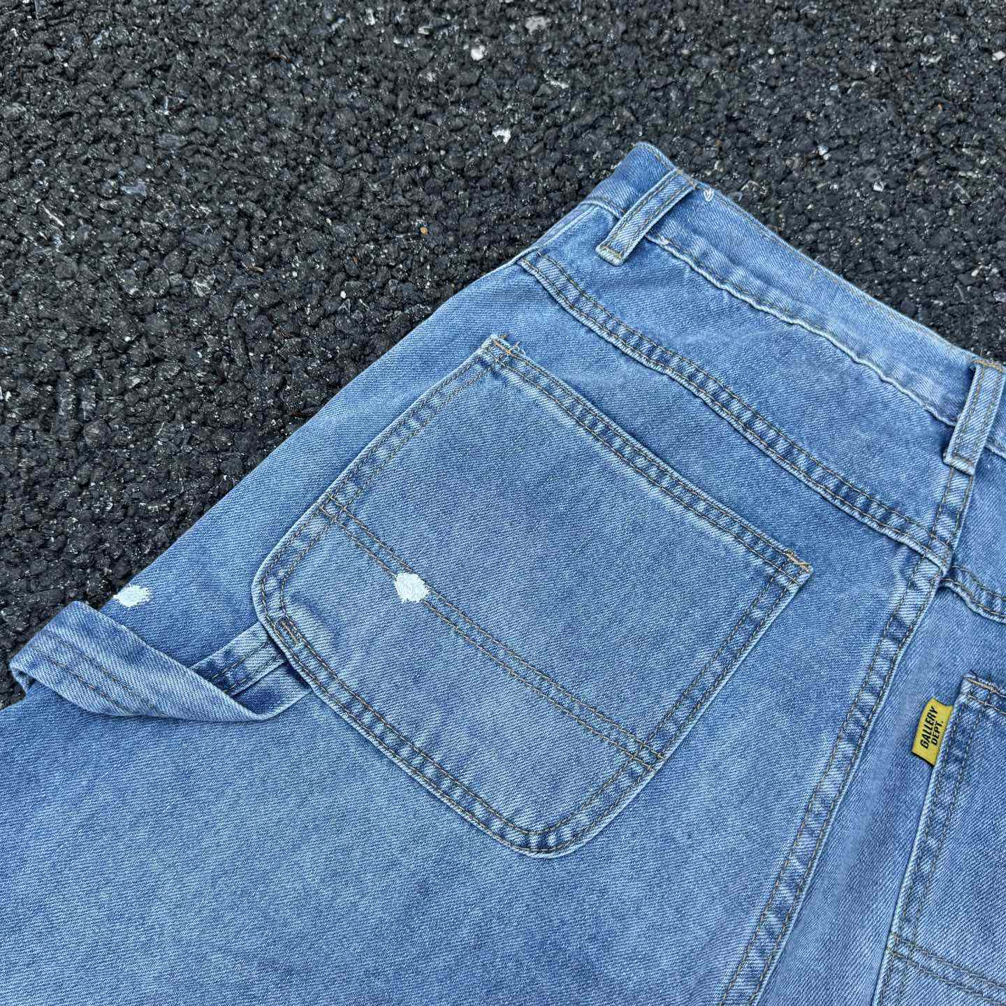 Gallery Dept. Reconstructed Denim Carpenter Shorts - DopestKickz