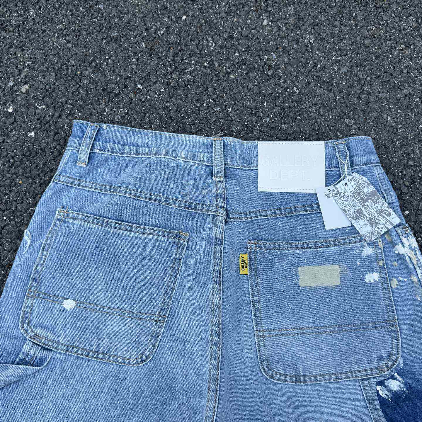Gallery Dept. Reconstructed Denim Carpenter Shorts - DopestKickz