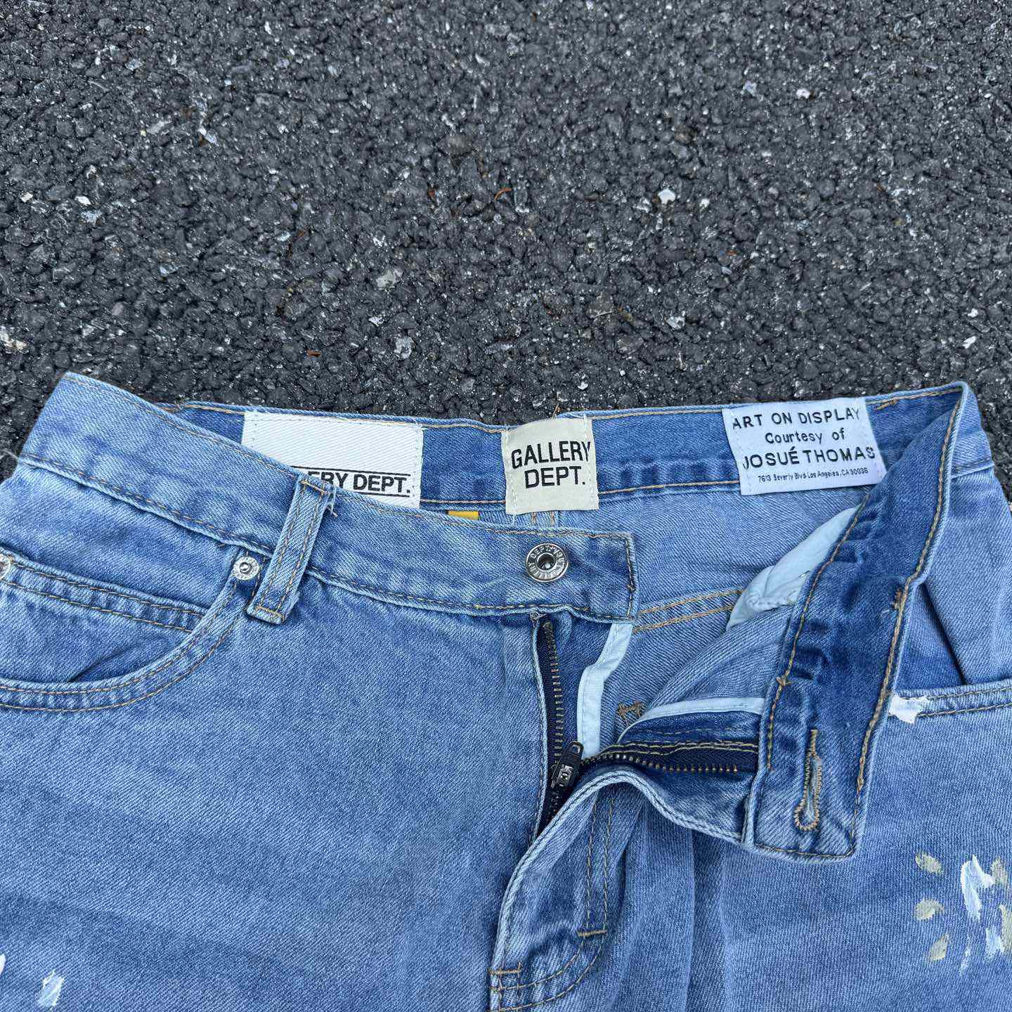 Gallery Dept. Reconstructed Denim Carpenter Shorts - DopestKickz