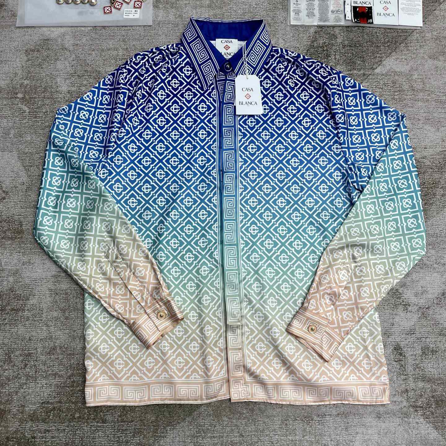 Casablanca Gradient-effect Shirt    CA3528 - DopestKickz