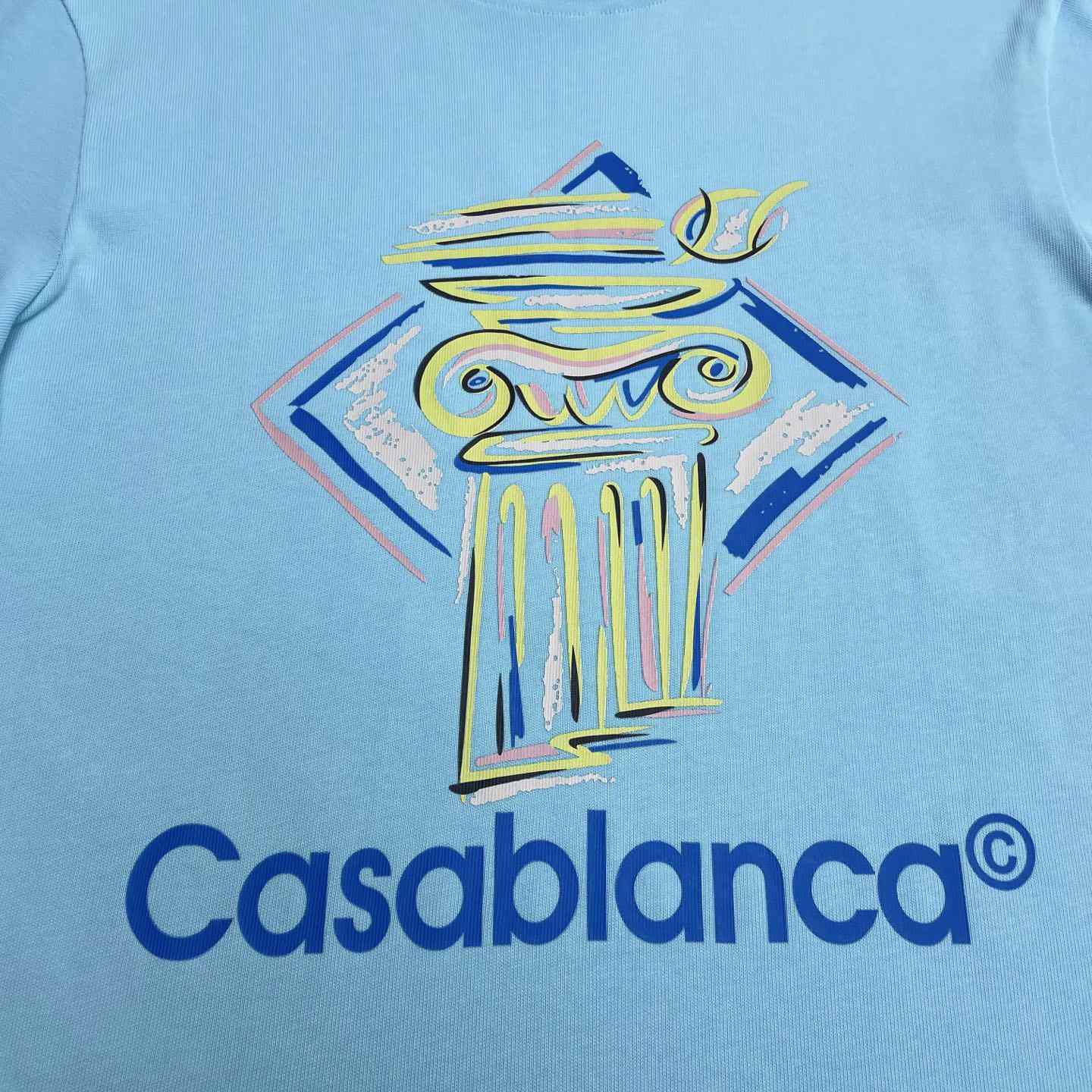 Casablanca Diamond Column-print T-shirt   C945 - DopestKickz
