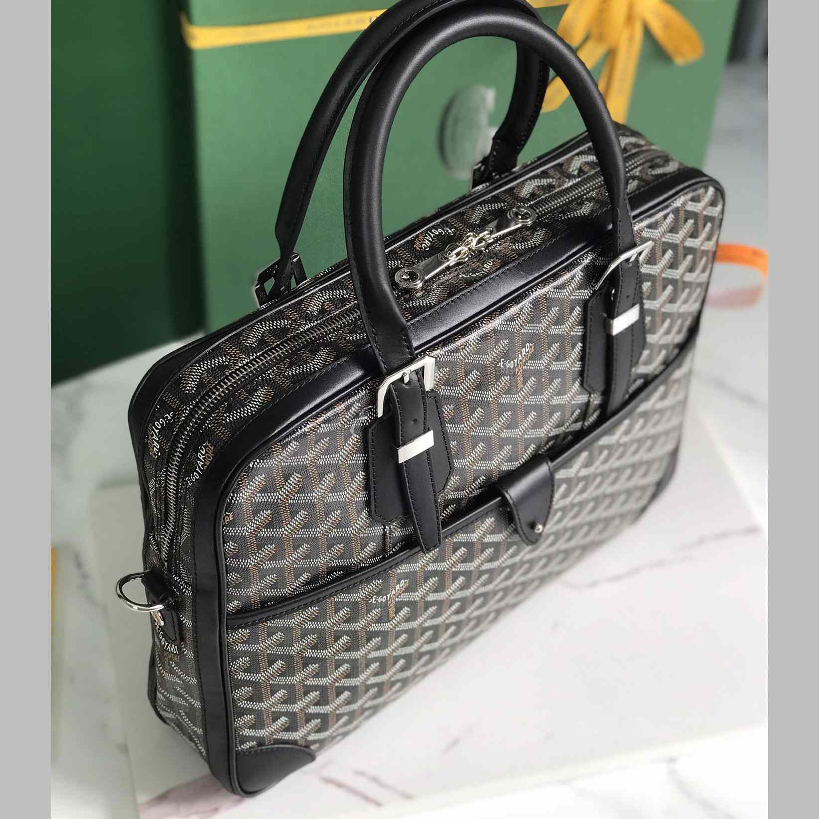 Goyard Ambassade MM Document Case  35×7×27cm - DopestKickz