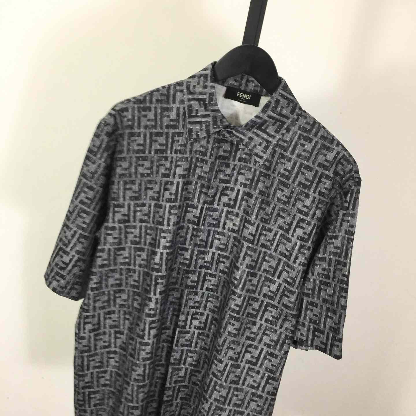 Fendi Allover Logo Printed Shirt - DopestKickz