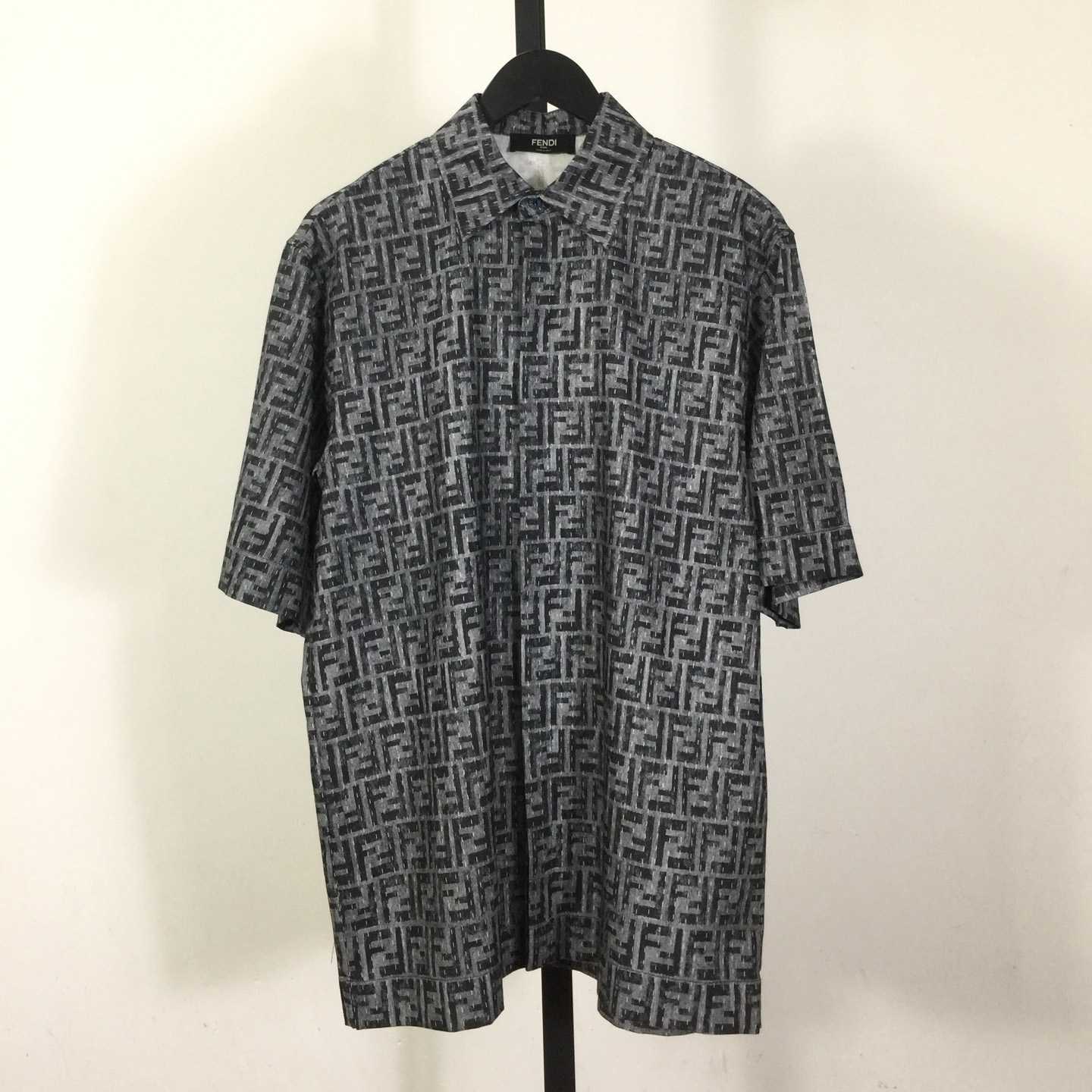 Fendi Allover Logo Printed Shirt - DopestKickz