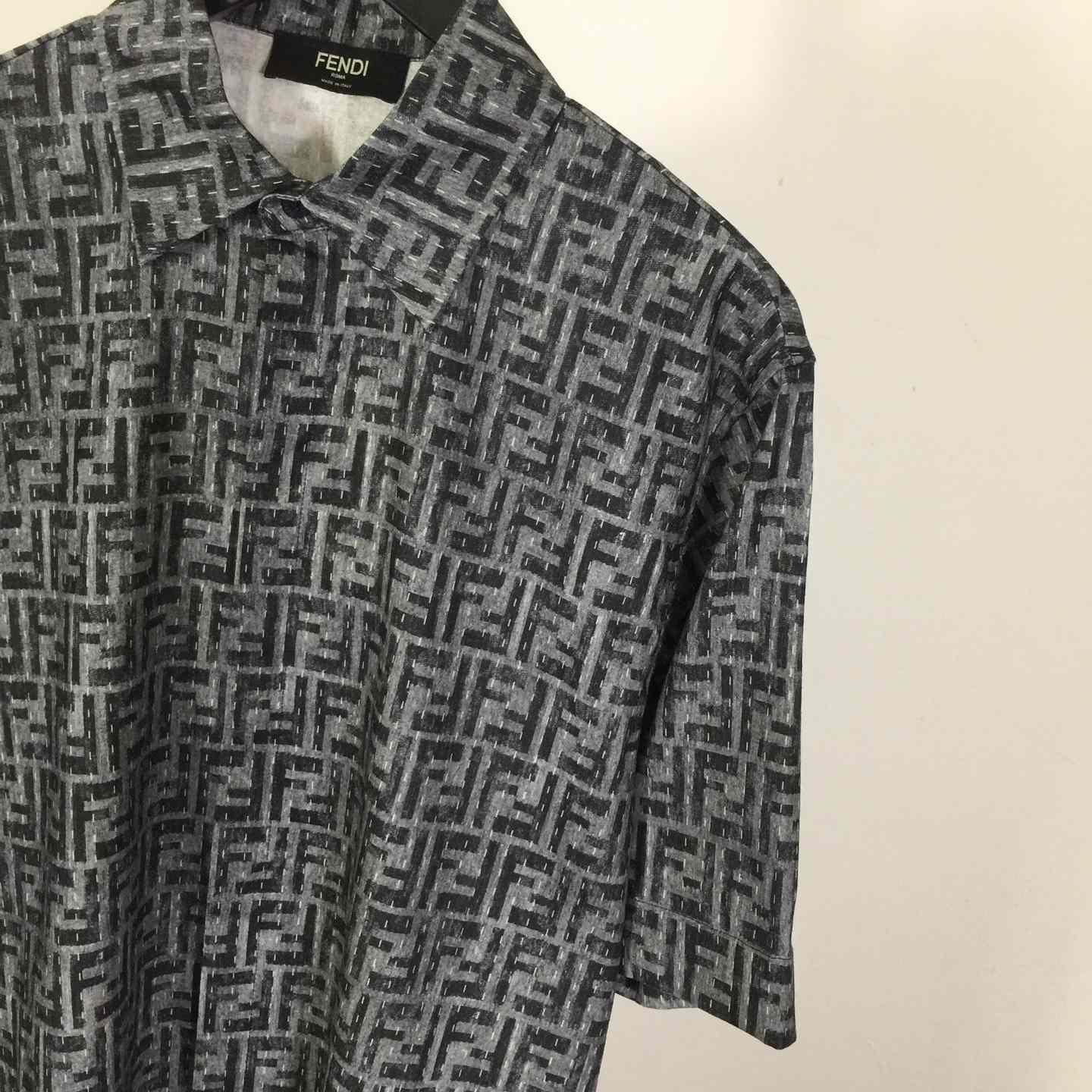 Fendi Allover Logo Printed Shirt - DopestKickz