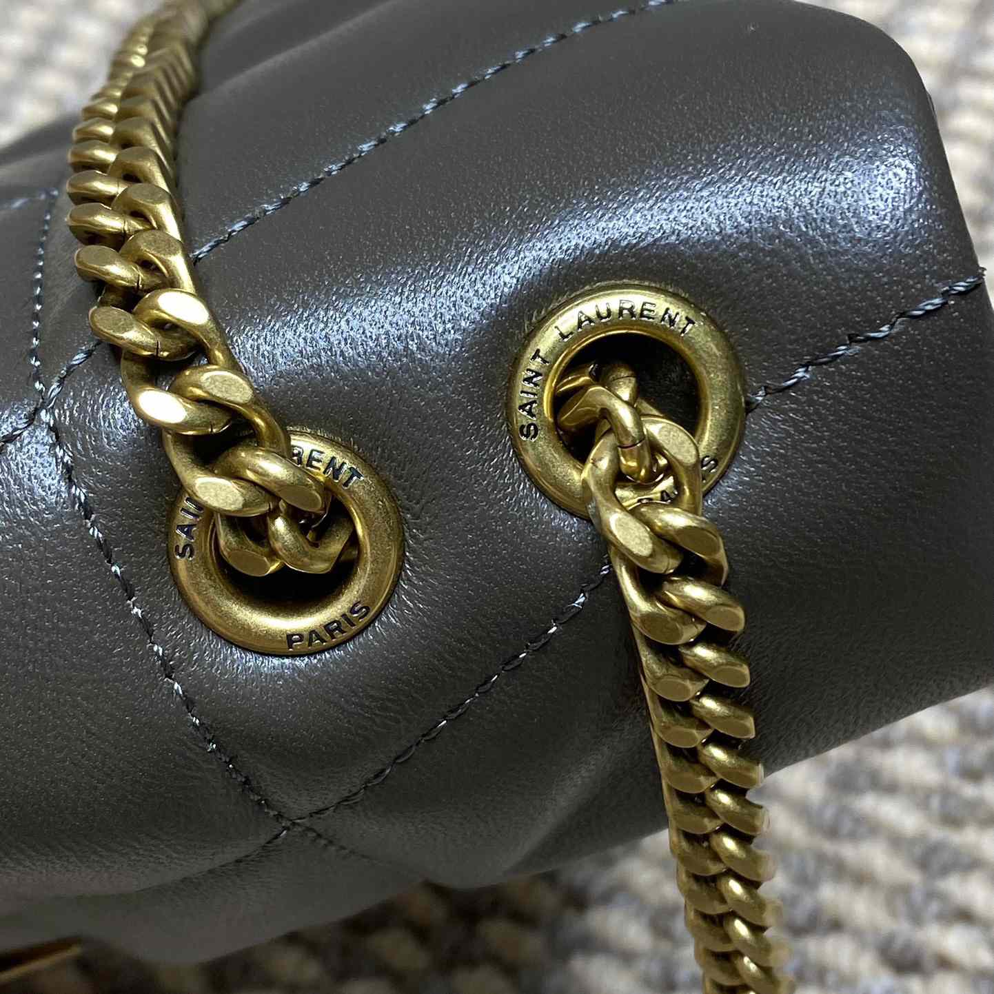 Saint Laurent Toy Puffer In Nappa Leather - DopestKickz