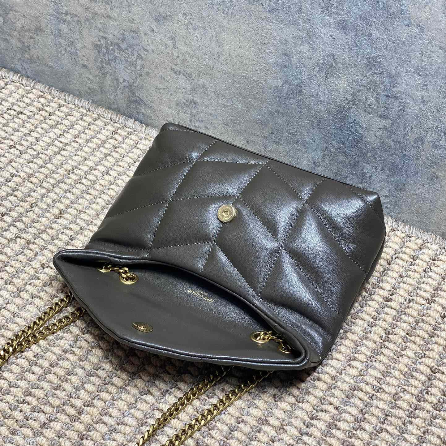 Saint Laurent Toy Puffer In Nappa Leather - DopestKickz