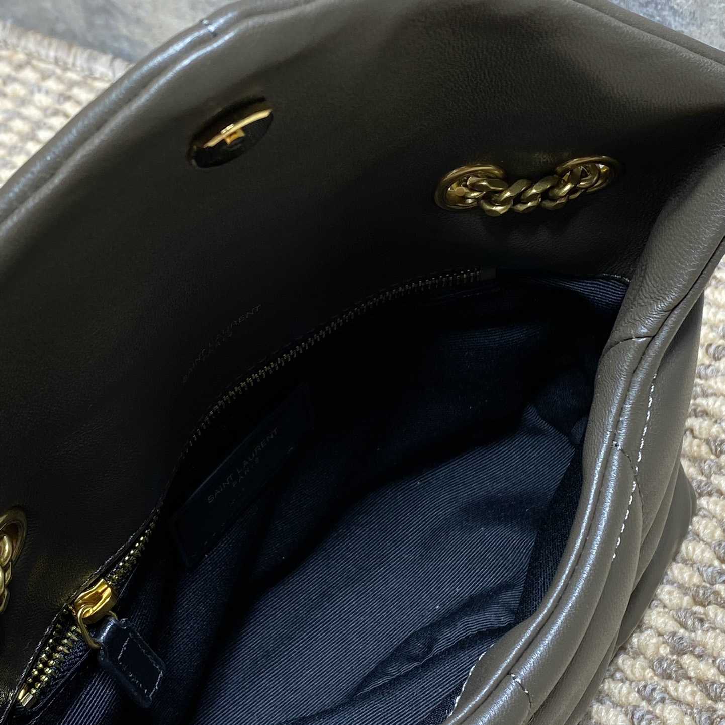 Saint Laurent Toy Puffer In Nappa Leather - DopestKickz