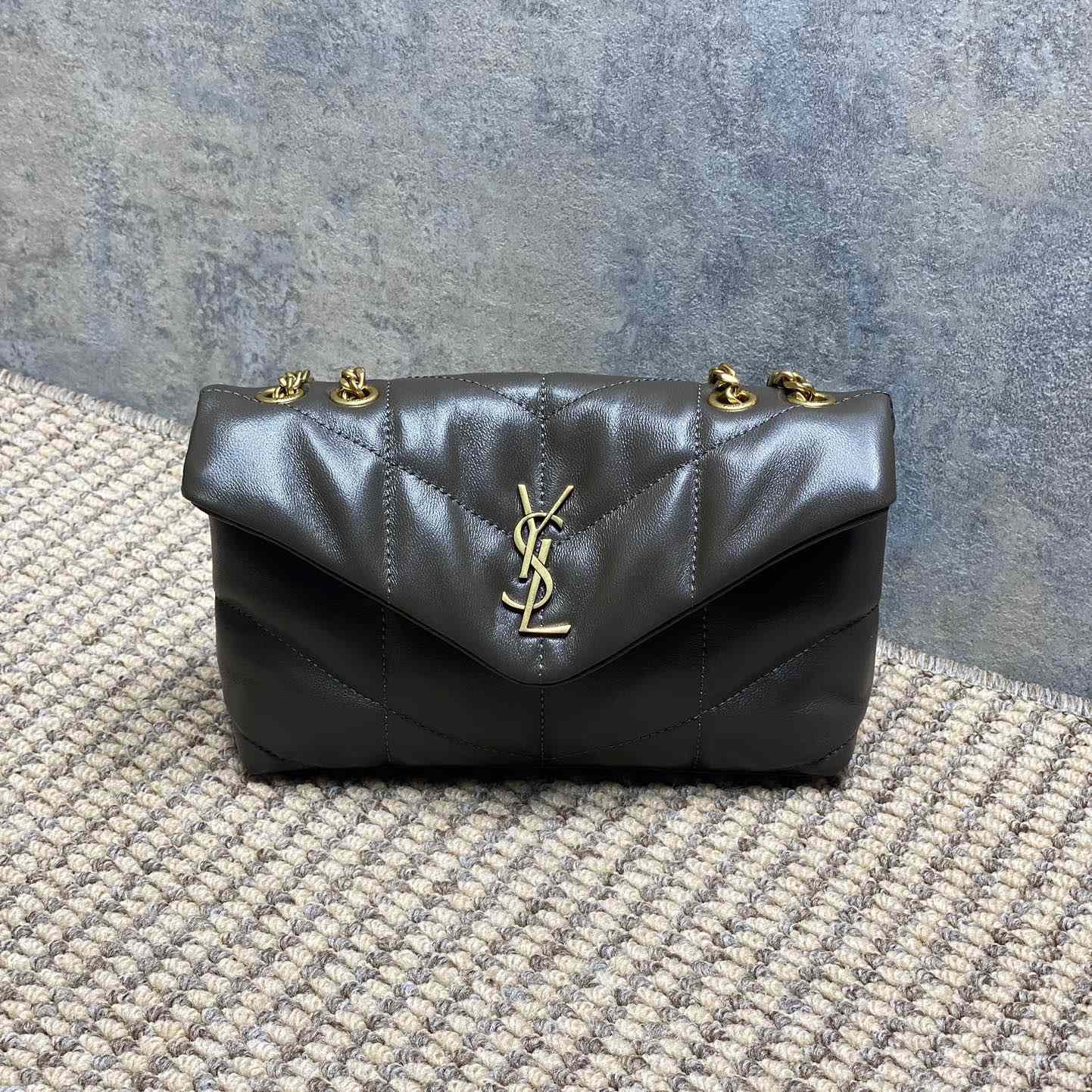 Saint Laurent Toy Puffer In Nappa Leather - DopestKickz