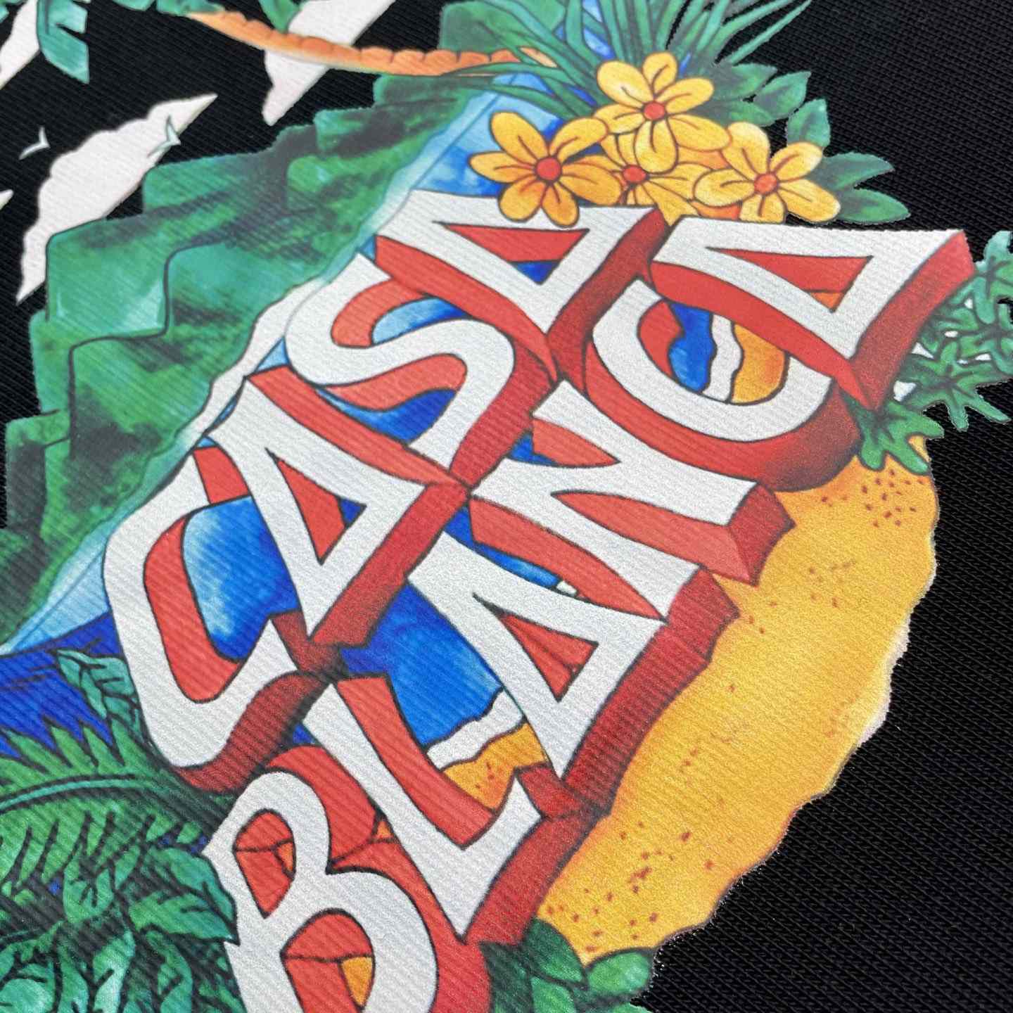 Casablanca Black 'Casa' Beach Wave T-Shirt   C990 - DopestKickz