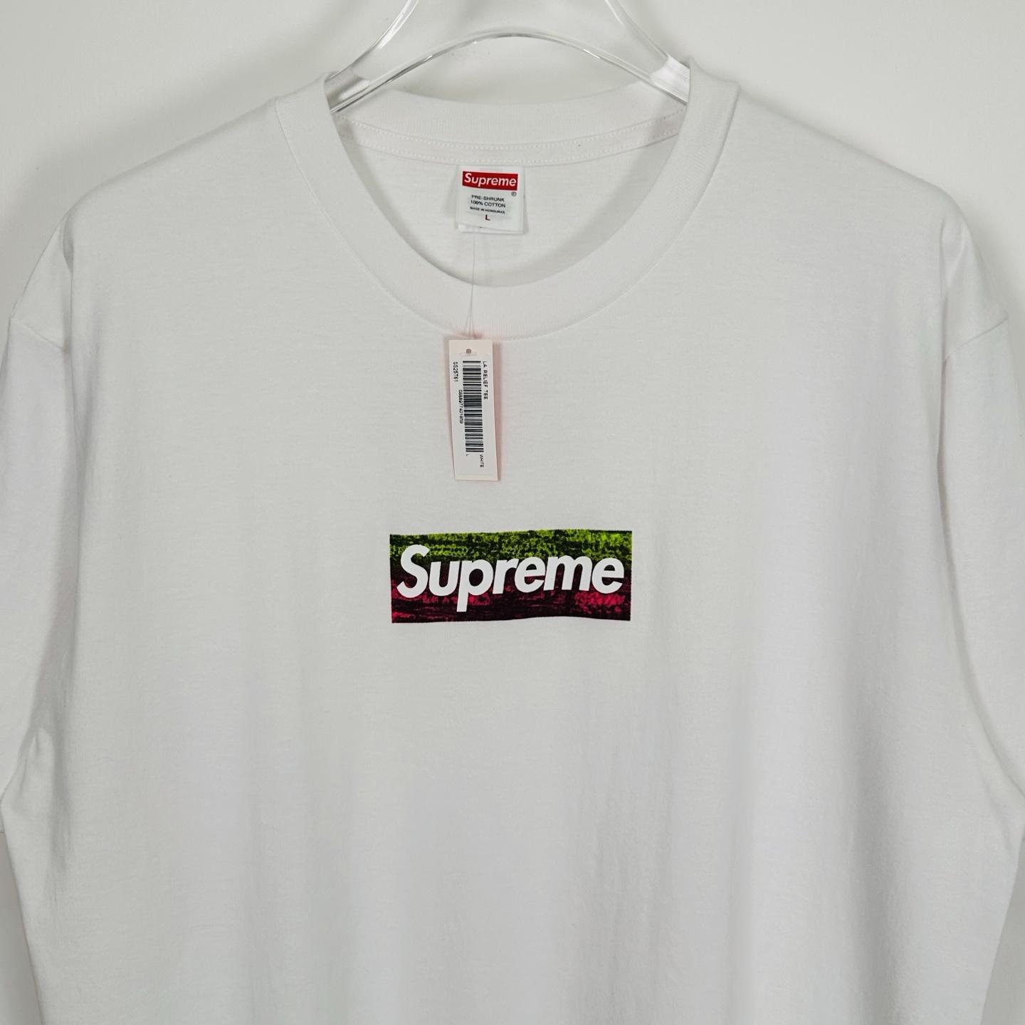 Supreme Los Angeles Fire Relief Box Logo Tee - DopestKickz