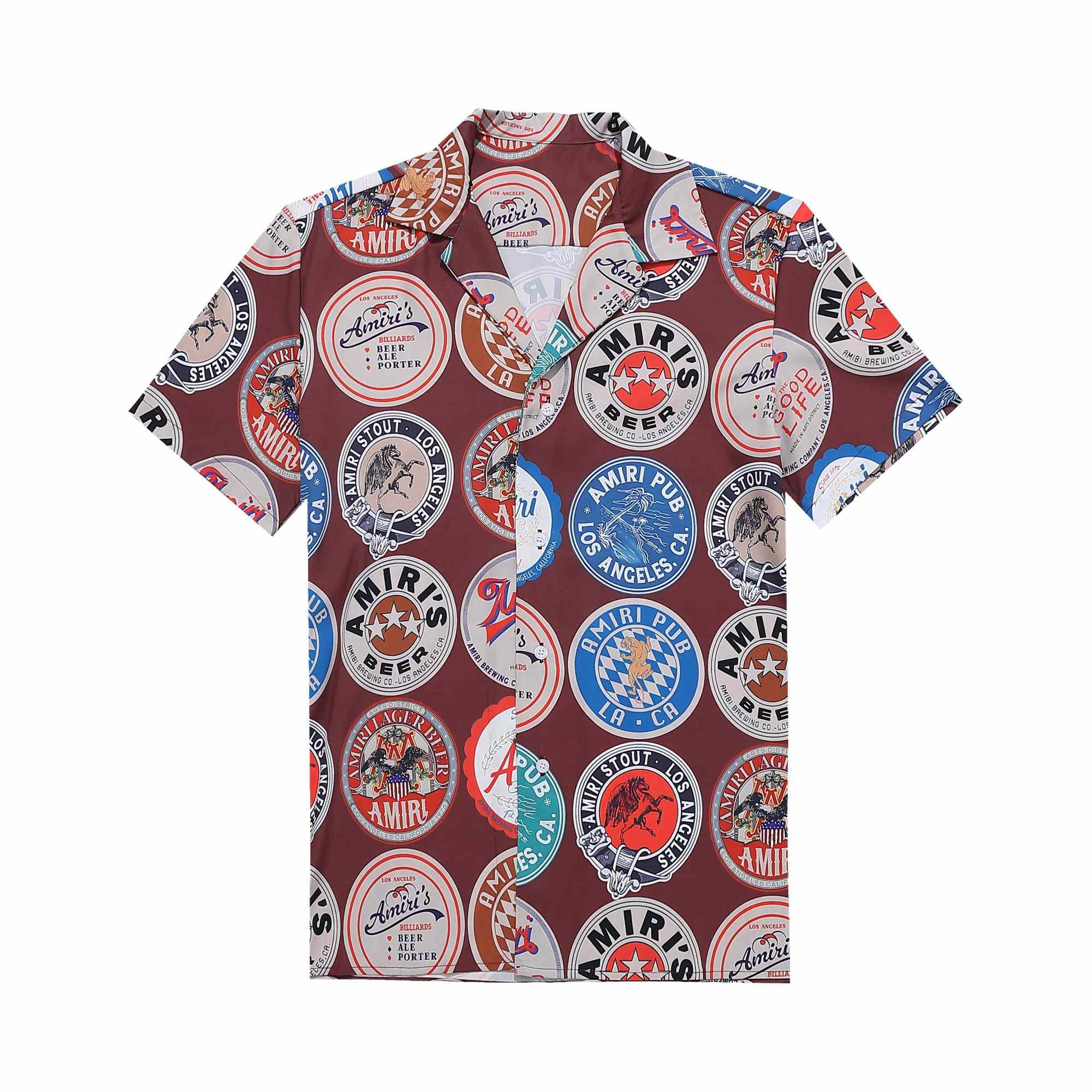 Amiri Silk Shirt And Short - DopestKickz