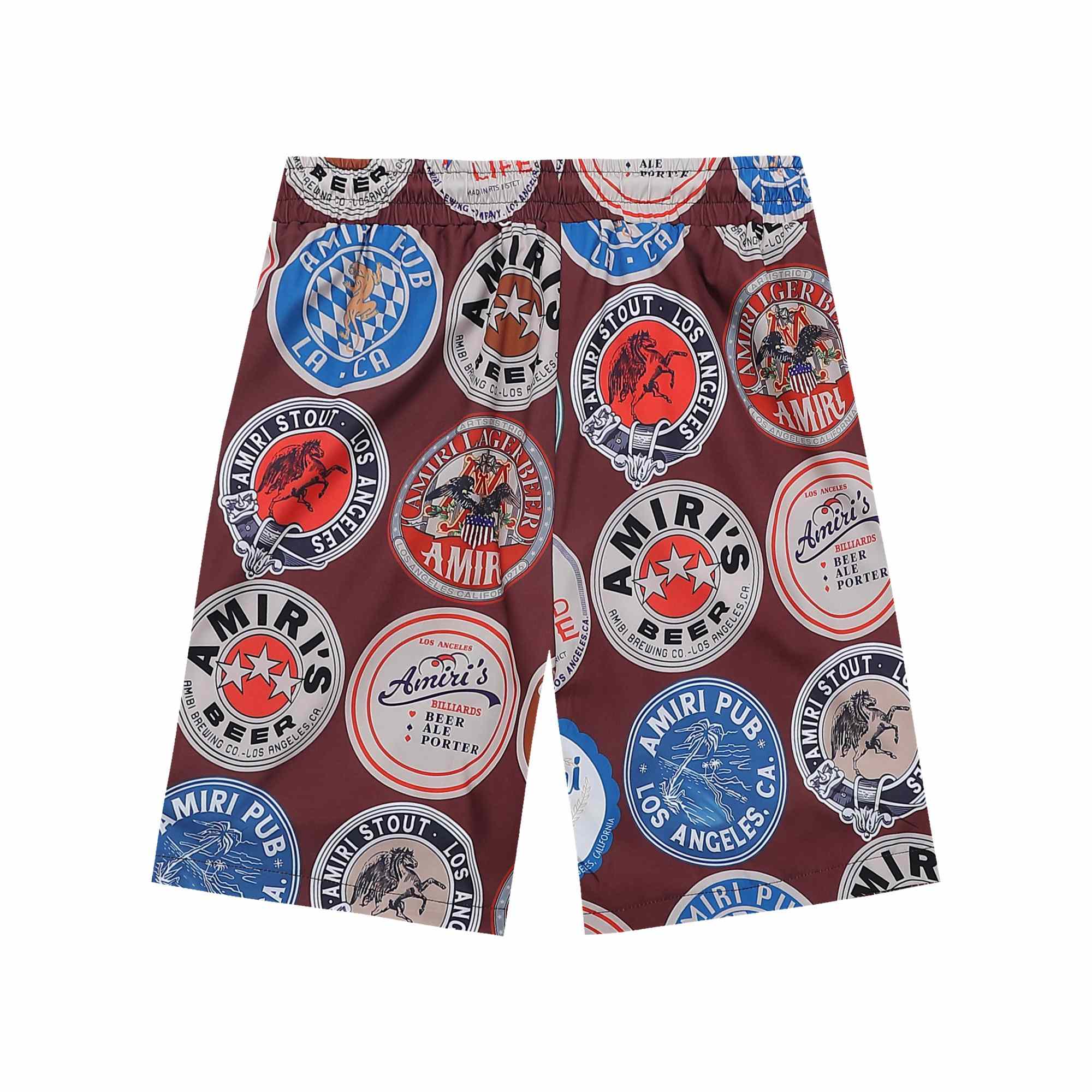 Amiri Silk Shirt And Short - DopestKickz