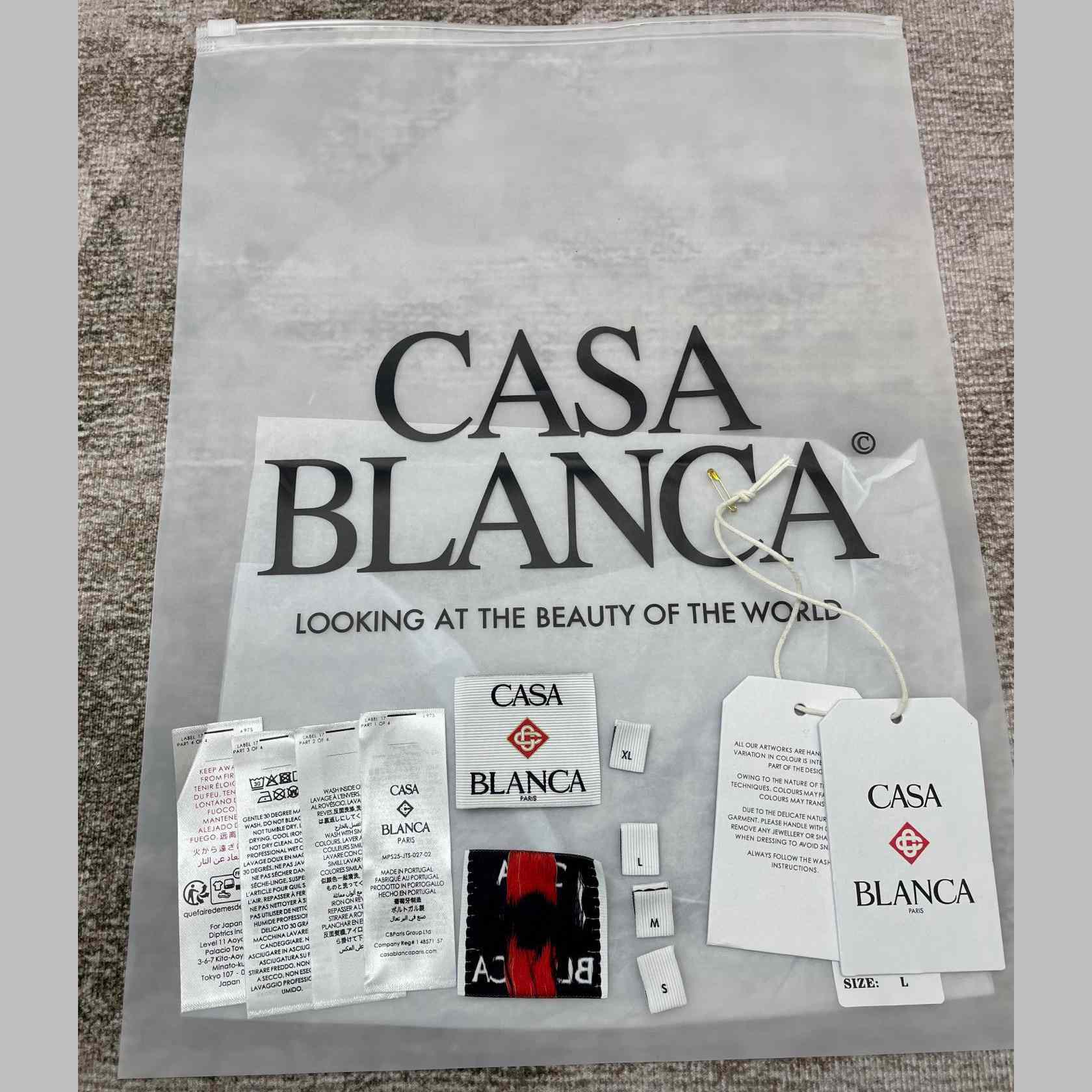 Casablanca La Colonne T-Shirt   C956 - DopestKickz