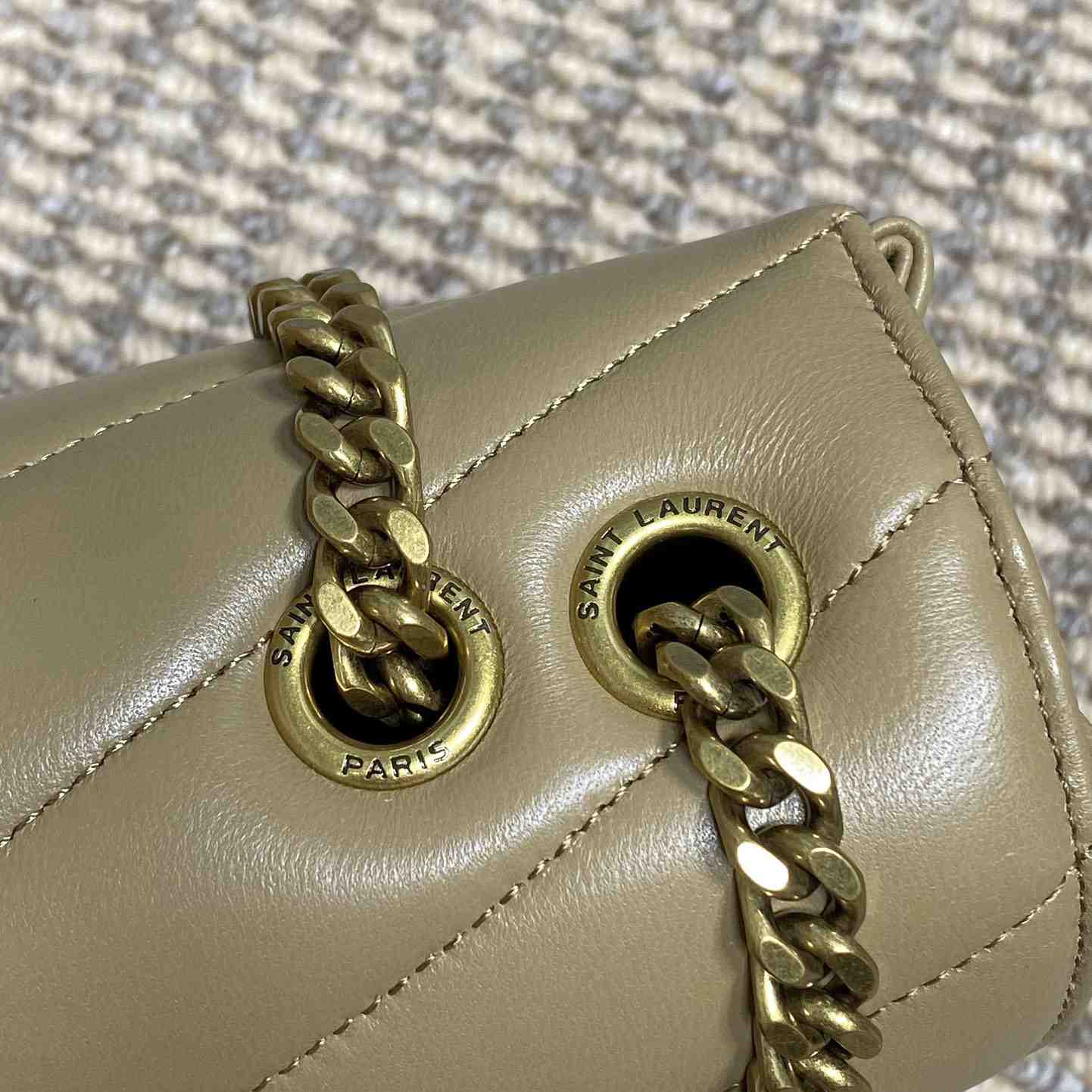 Saint Laurent Loulou Small In Matelasse Lambskin - DopestKickz