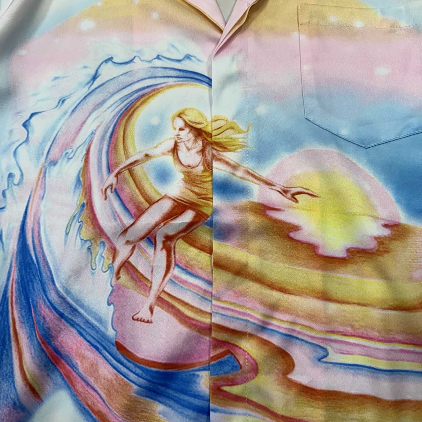 Casablanca Psychedelic Nirvana Swim Shirt - DopestKickz