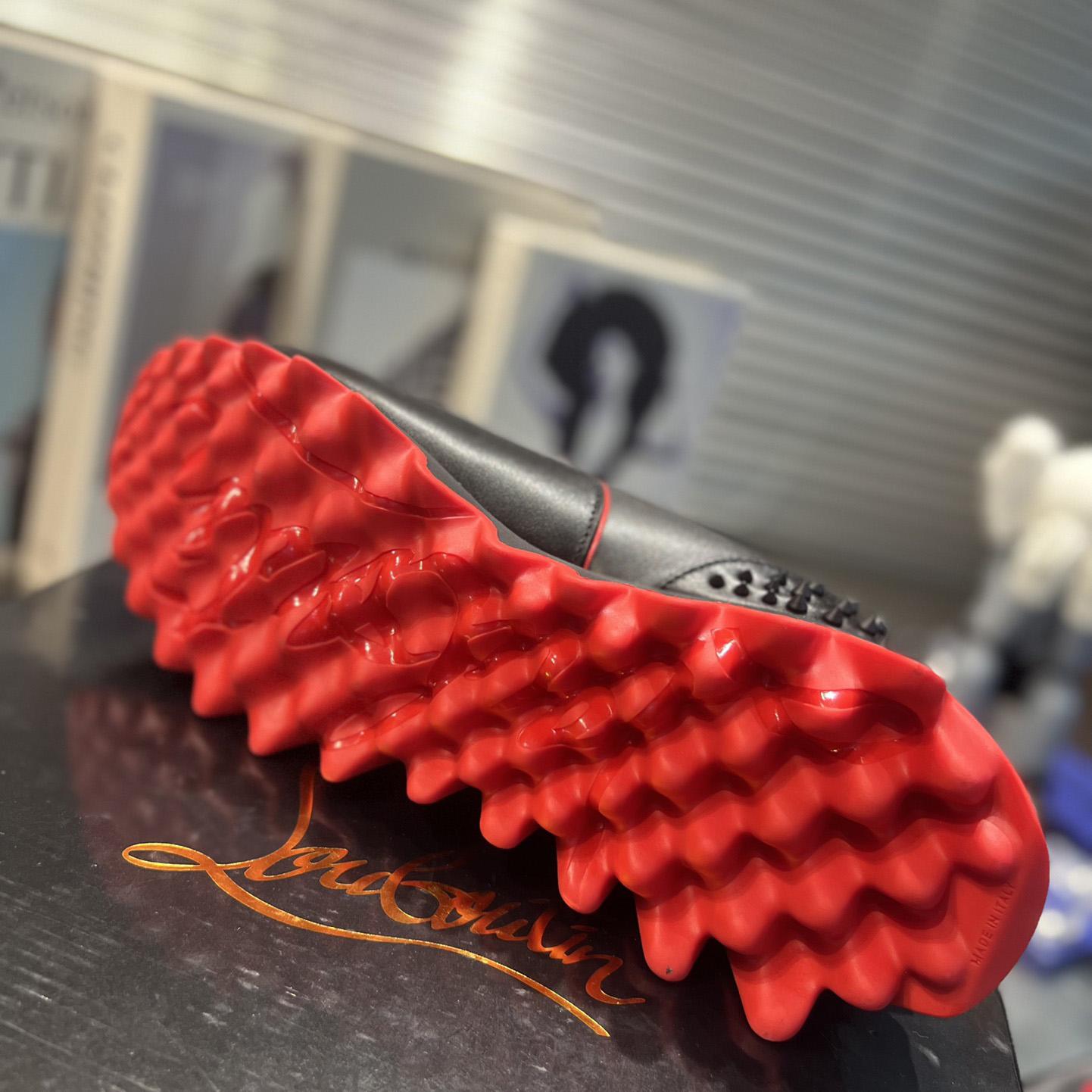 Christian Louboutin Sharkyloub SP Spikes Sneakers  - DopestKickz