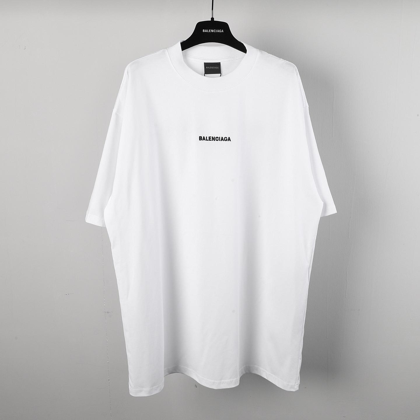 Balenciaga Logo-embroidered T-shirt - DopestKickz