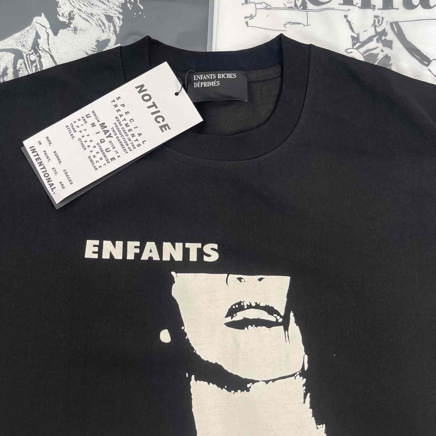 Enfants Riches Déprimés The Lydia T-Shirt 'Faded Black/White' - DopestKickz