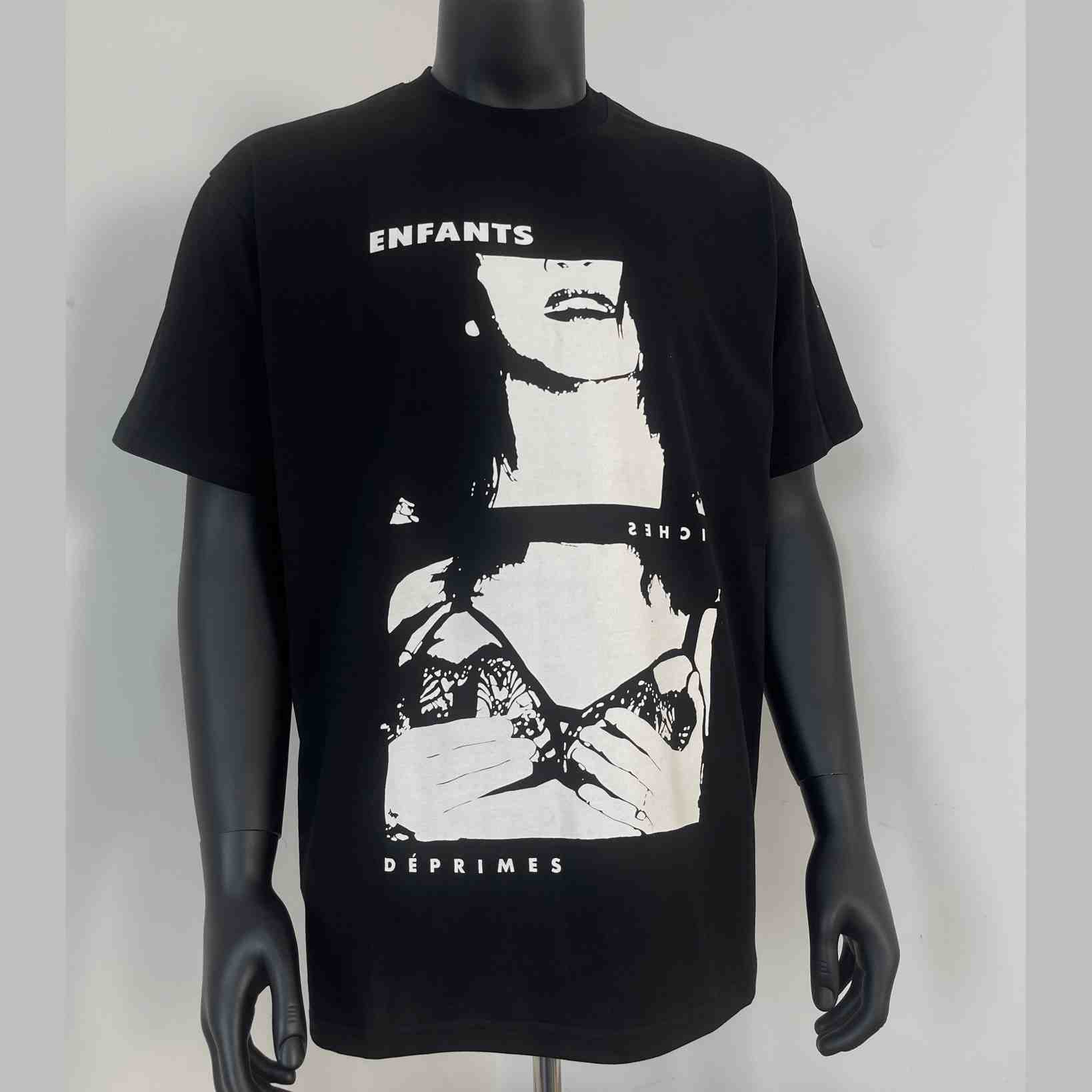 Enfants Riches Déprimés The Lydia T-Shirt 'Faded Black/White' - DopestKickz