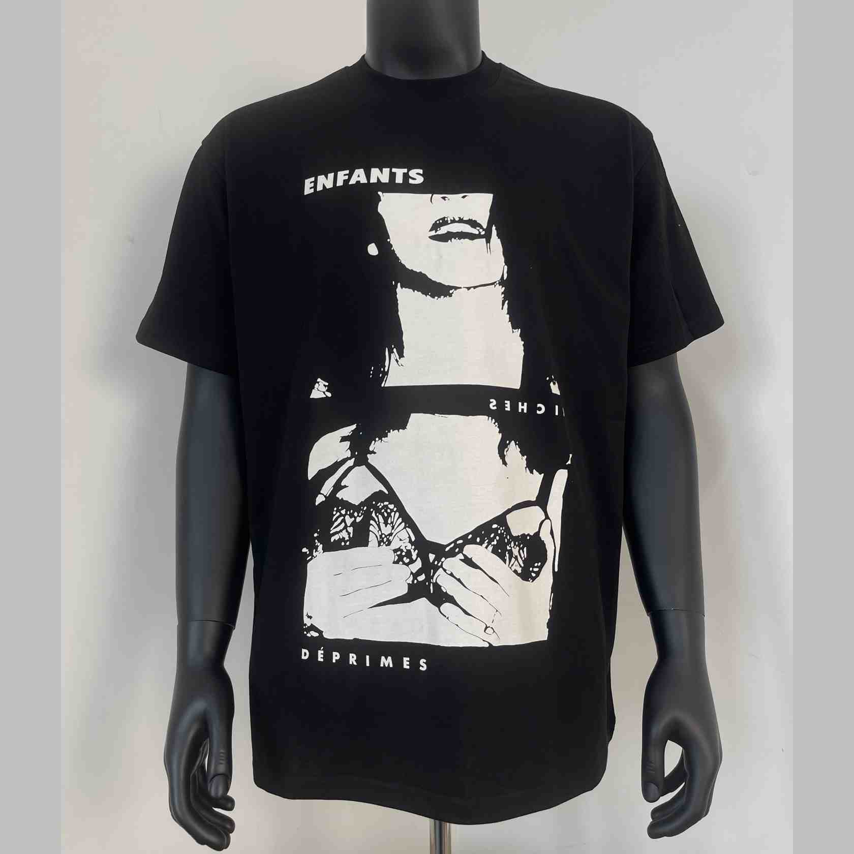 Enfants Riches Déprimés The Lydia T-Shirt 'Faded Black/White' - DopestKickz