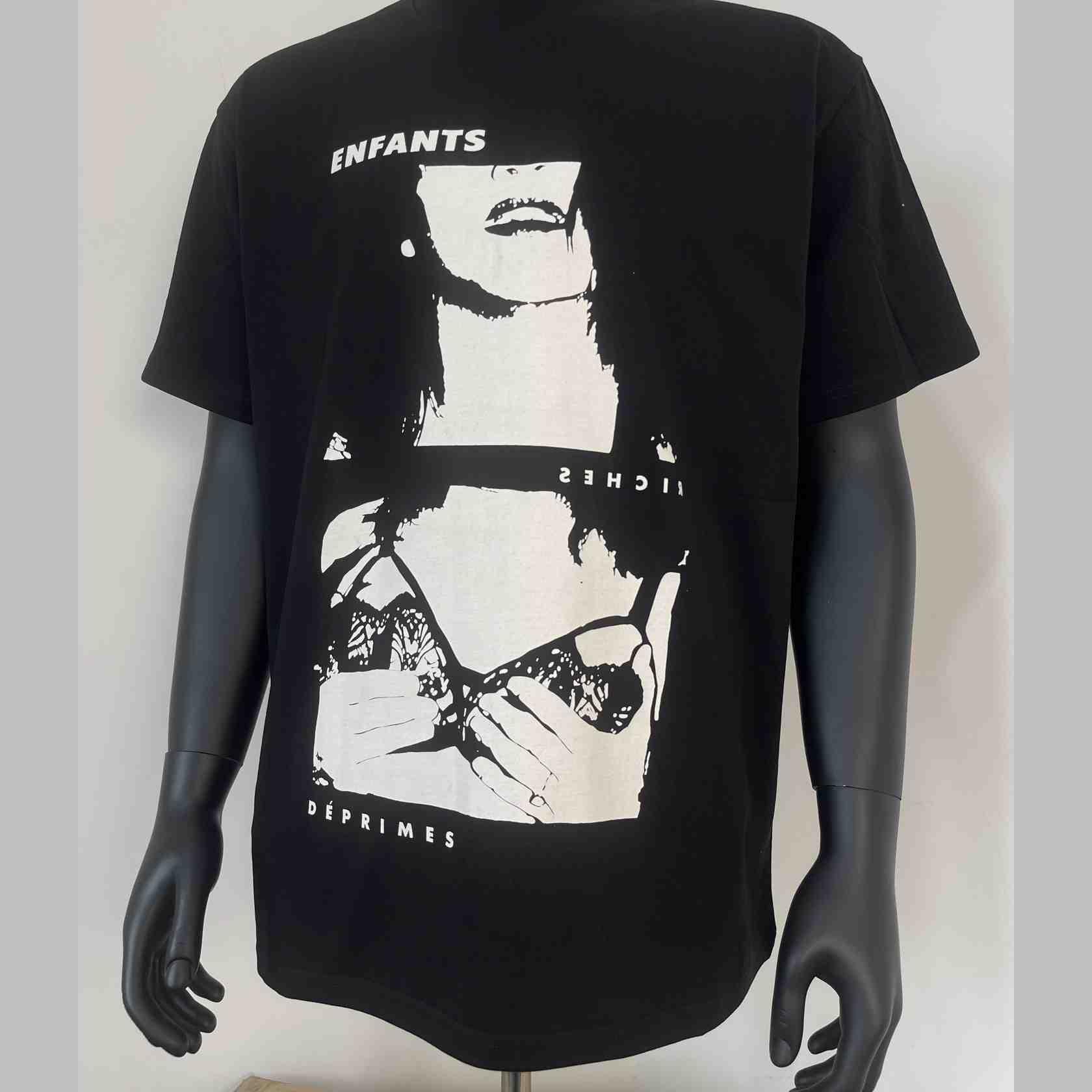 Enfants Riches Déprimés The Lydia T-Shirt 'Faded Black/White' - DopestKickz