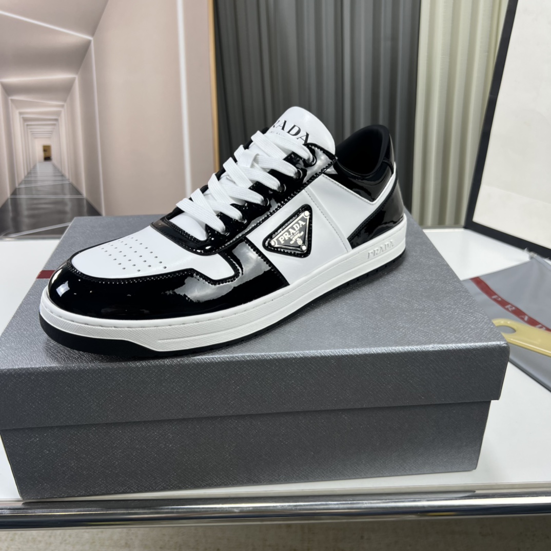 Prada Downtown triangle-logo Sneakers - DopestKickz
