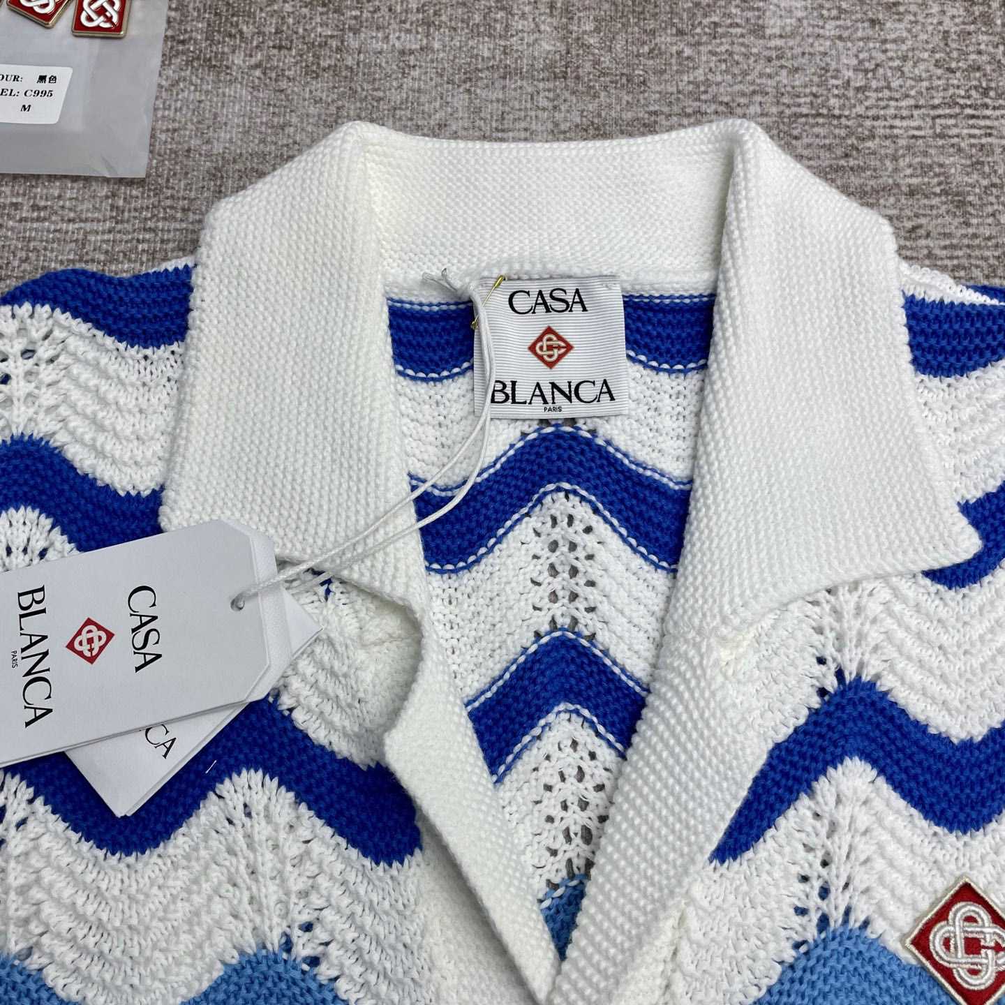 Casablanca Wave Shirt   D0086 - DopestKickz