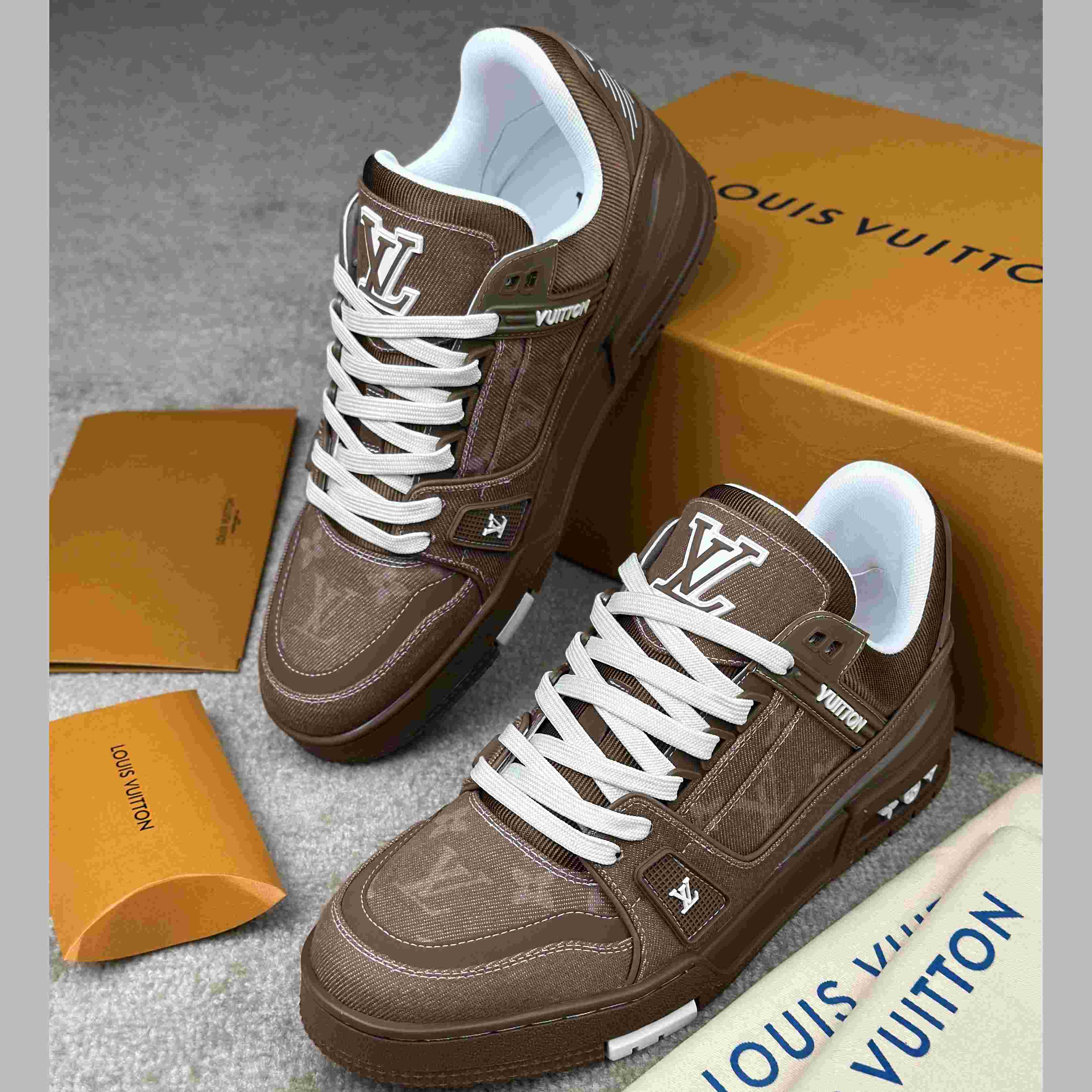 Louis Vuitton LV Trainer Sneaker  1AHT23 - DopestKickz