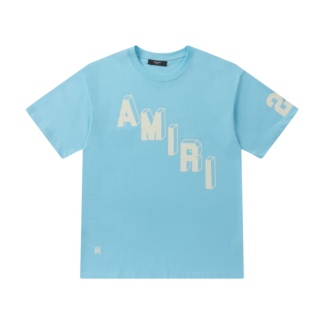 Amiri Flocked Hockey Skater Tee - DopestKickz