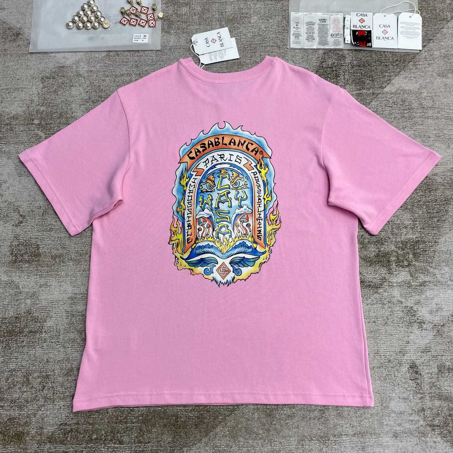 Casablanca Casa Way Skate Printed T-shirt   C982 - DopestKickz