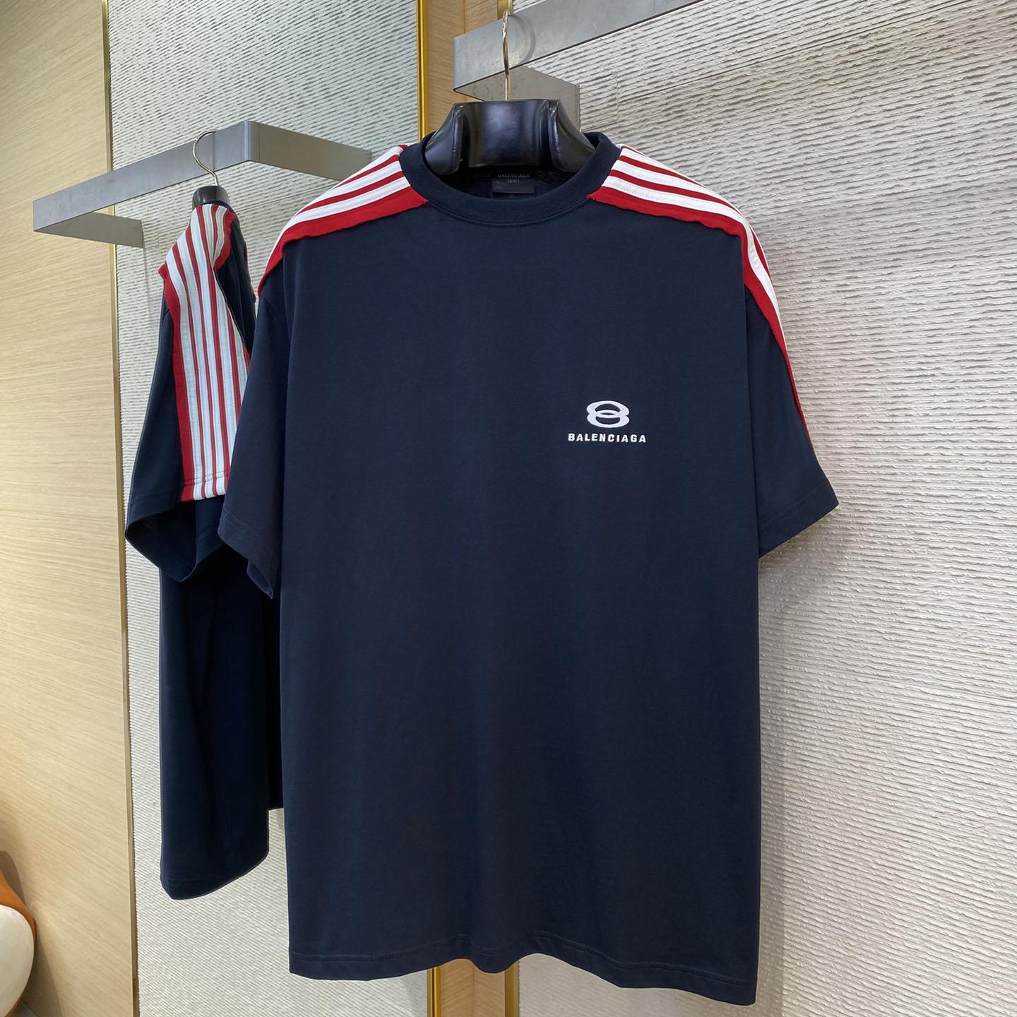 Balenciaga Unity Sports Icon T-Shirt Oversized In Faded Black - DopestKickz