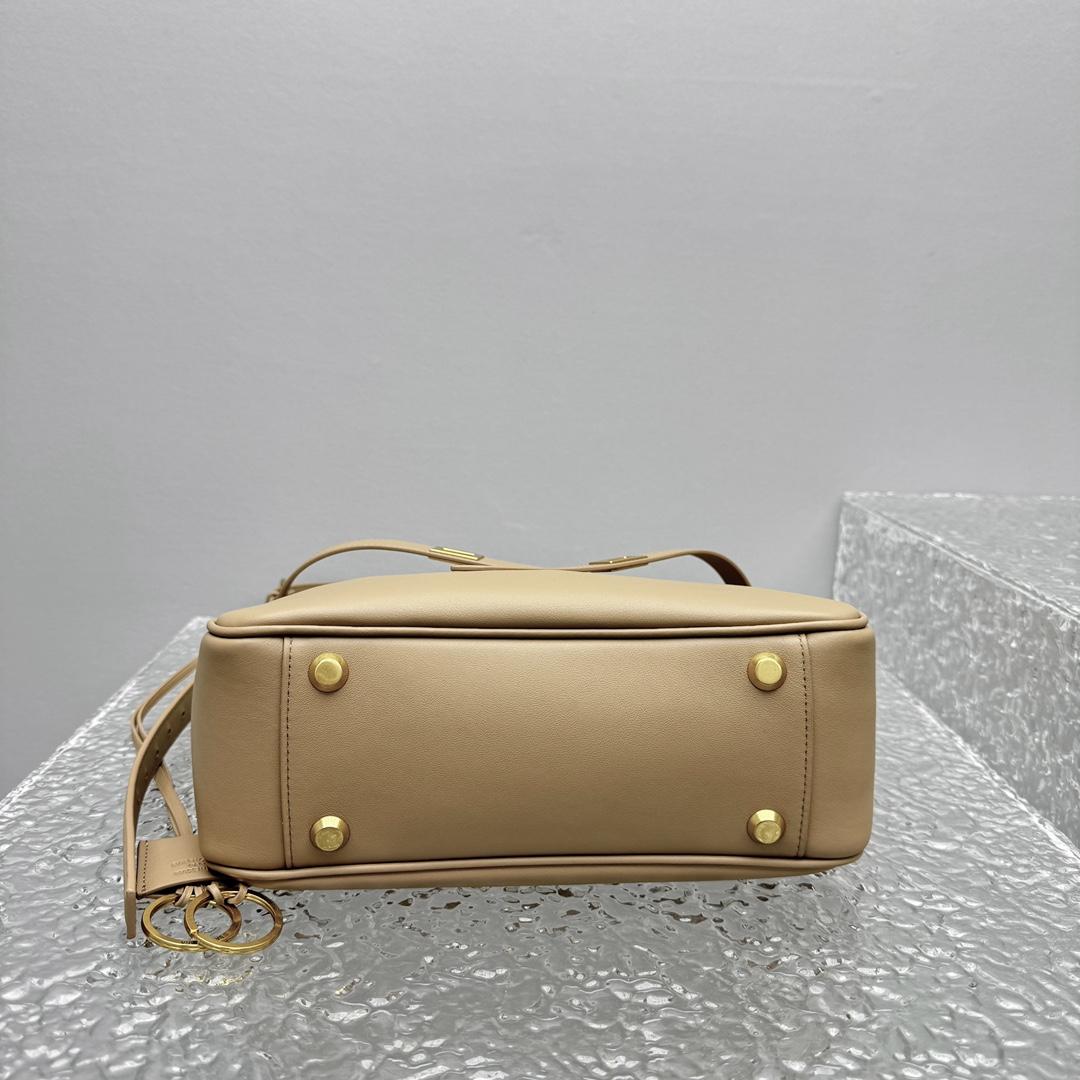 Balenciaga Bel Air Hobo Bag Small In Latte - DopestKickz