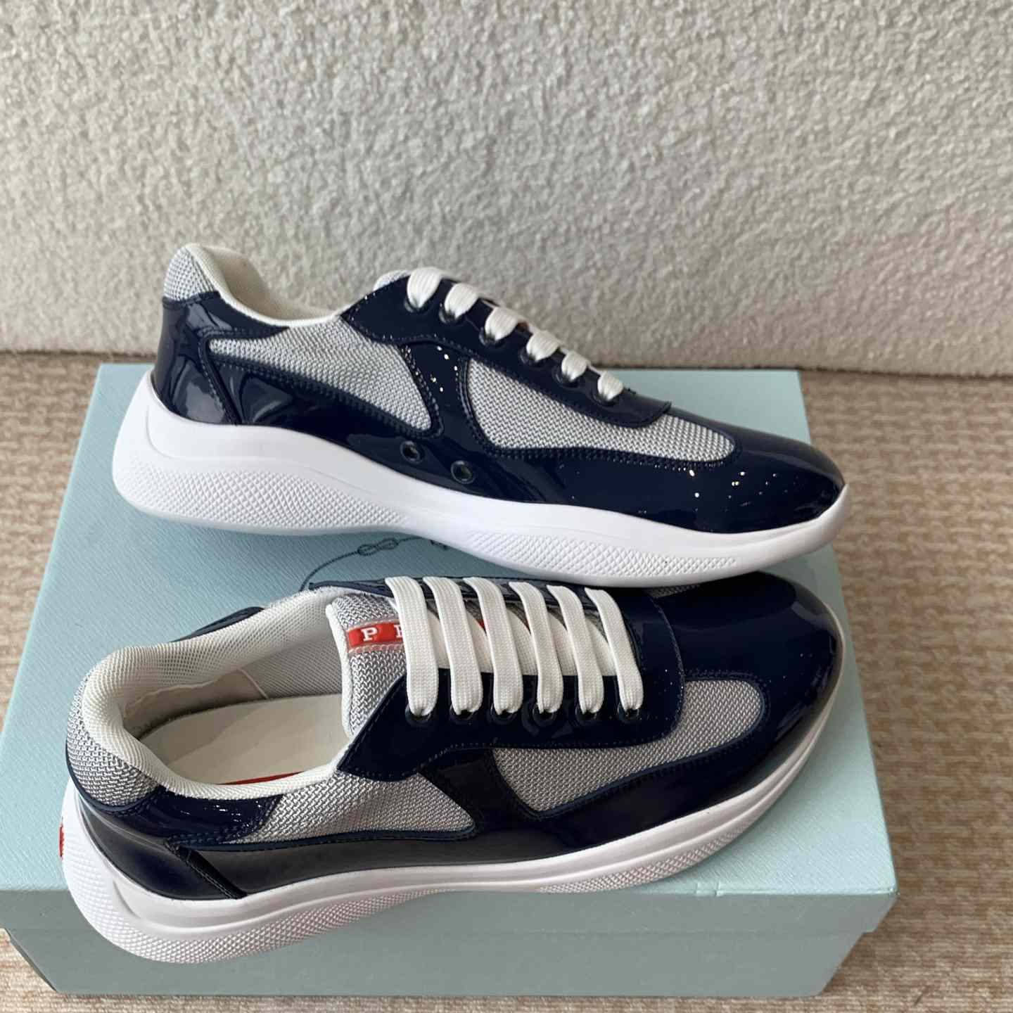 Prada Prada Cloudburst Gray Bronze Low Top Sneaker - DopestKickz