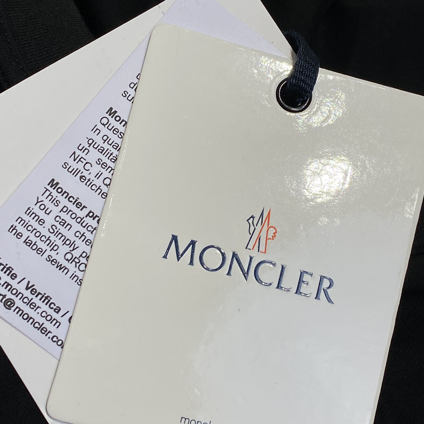 Moncler Blurred Logo Cotton T-shirt - DopestKickz