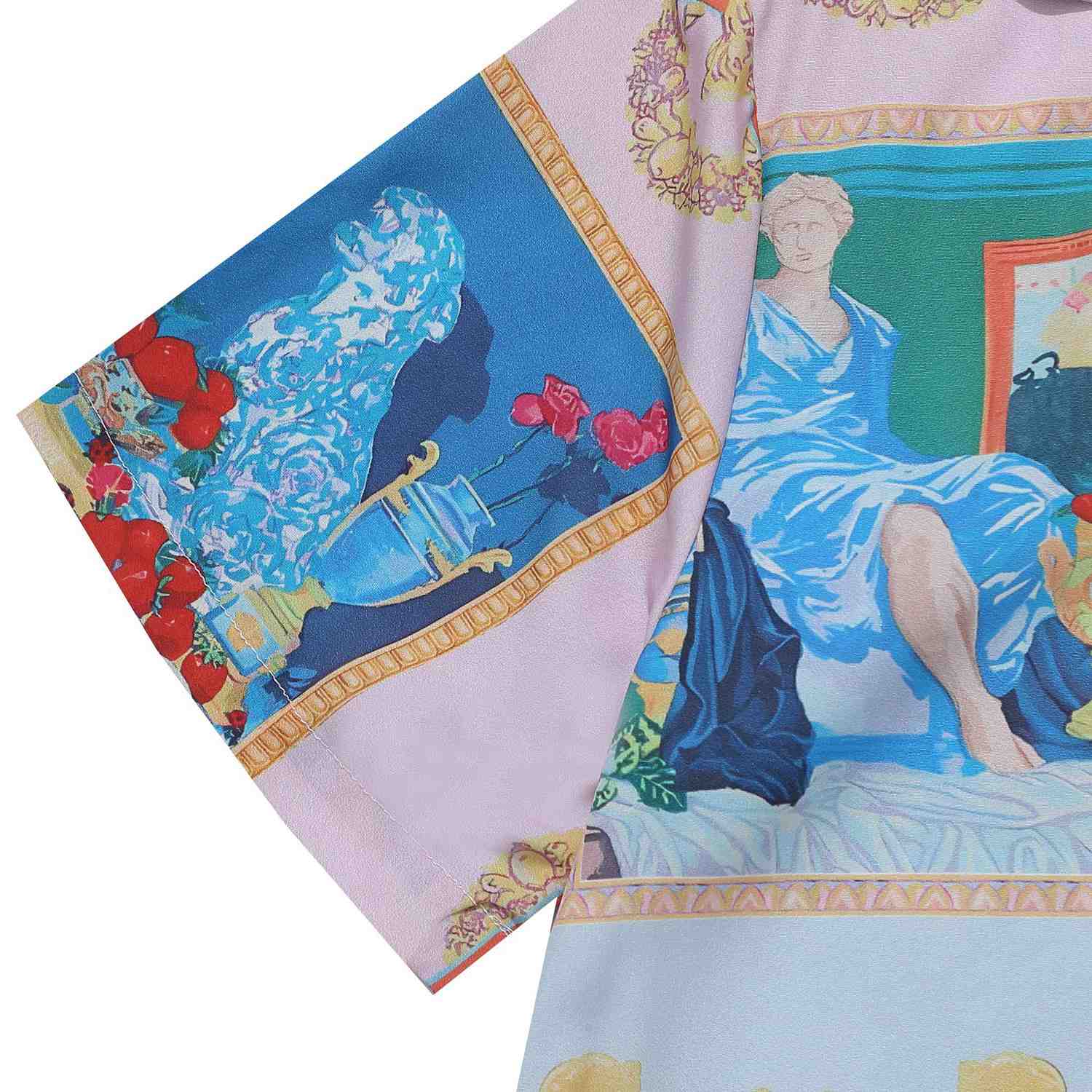 Versace Silk Shirt And Short - DopestKickz