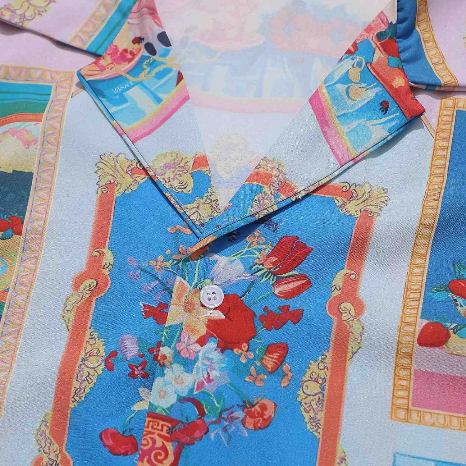 Versace Silk Shirt And Short - DopestKickz