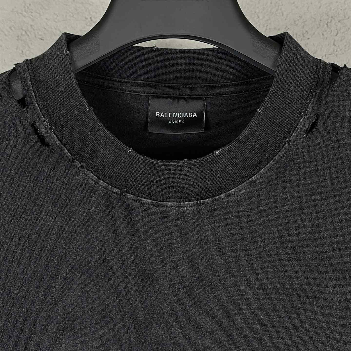 Balenciaga International Short Sleeve Cropped T-Shirt - DopestKickz