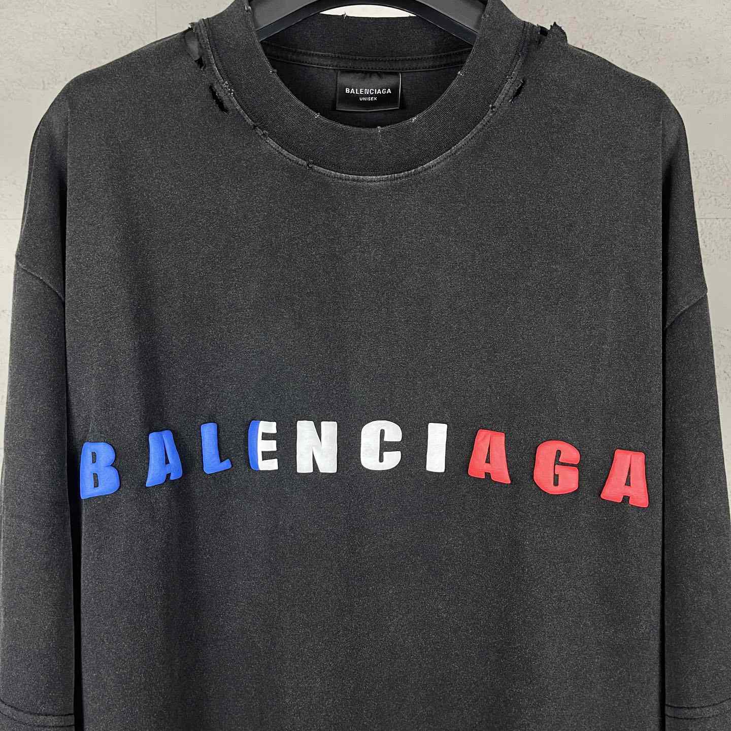 Balenciaga International Short Sleeve Cropped T-Shirt - DopestKickz