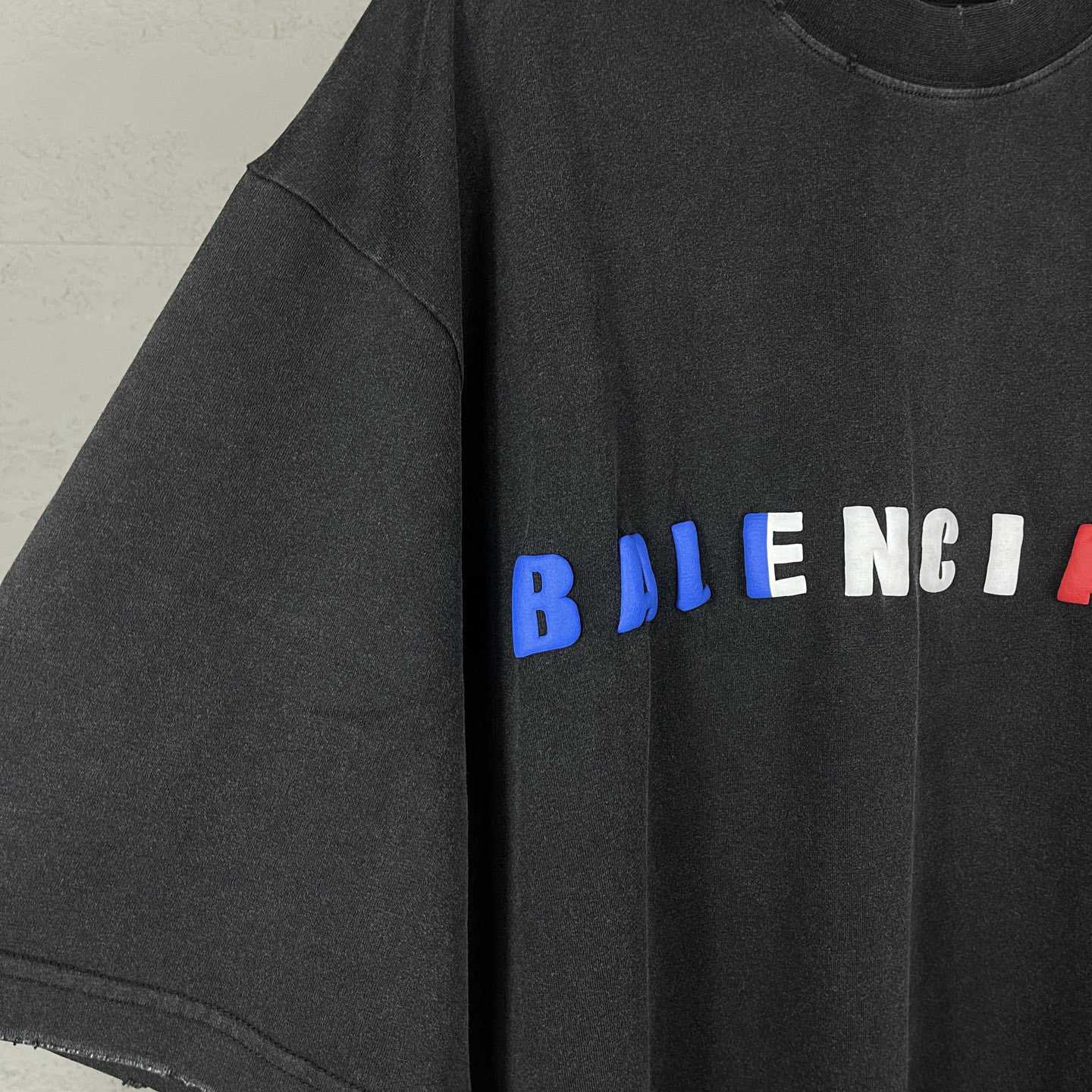 Balenciaga International Short Sleeve Cropped T-Shirt - DopestKickz