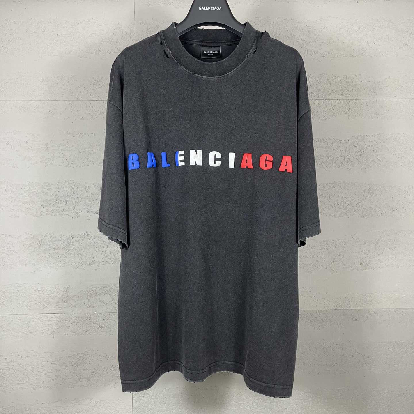 Balenciaga International Short Sleeve Cropped T-Shirt - DopestKickz
